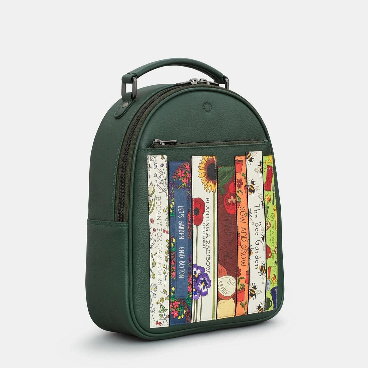Green Fingers Bookworm Leather Backpack BookGeek