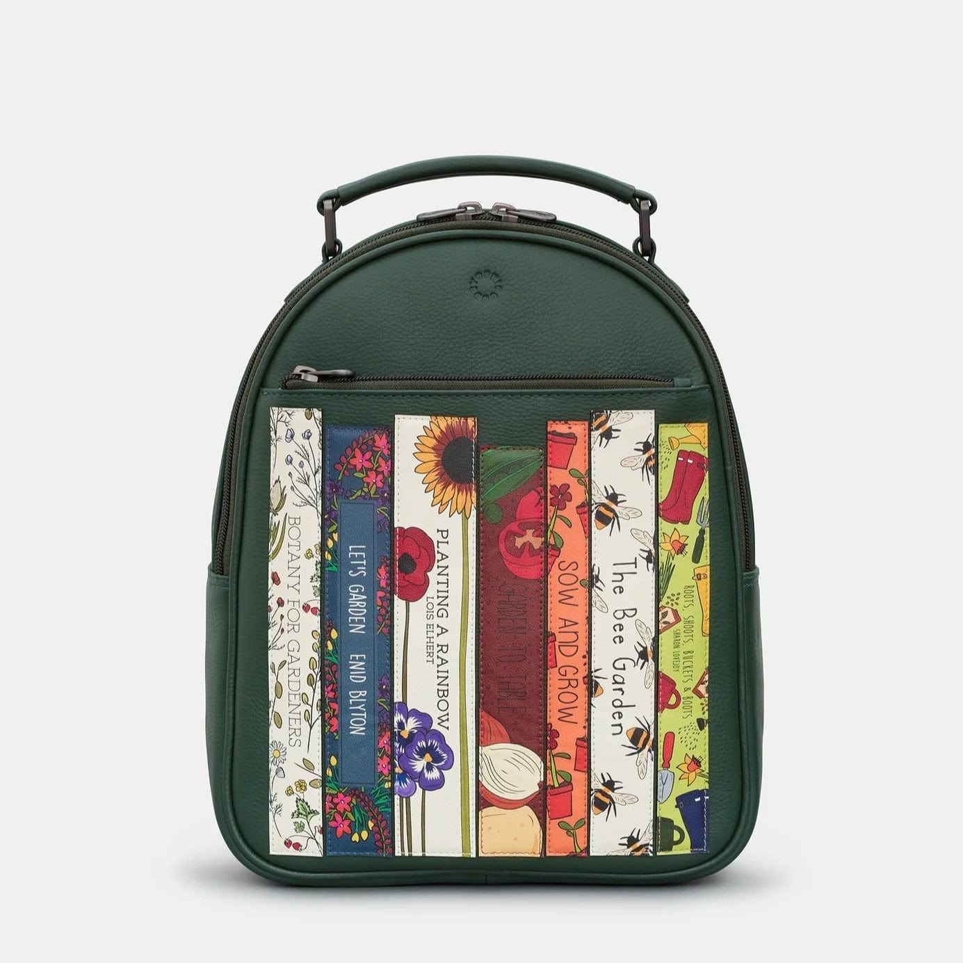 Green Fingers Bookworm Leather Backpack BookGeek