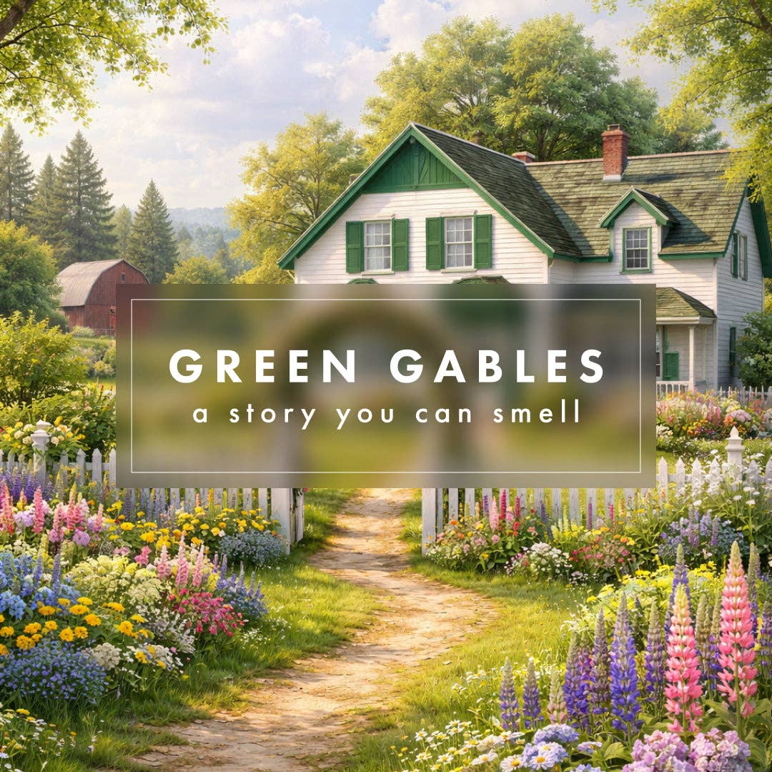 Green Gables Candle | Fresh Floral BookGeek