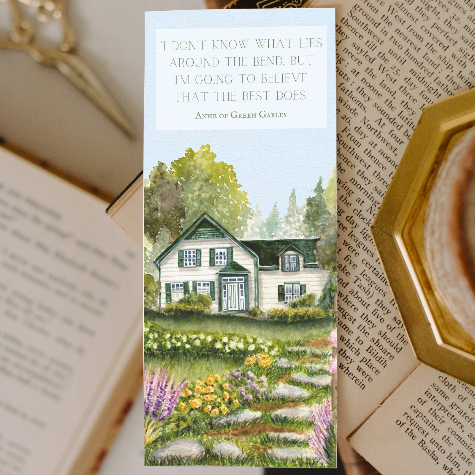Green Gables Garden Quote Bookmark BookGeek