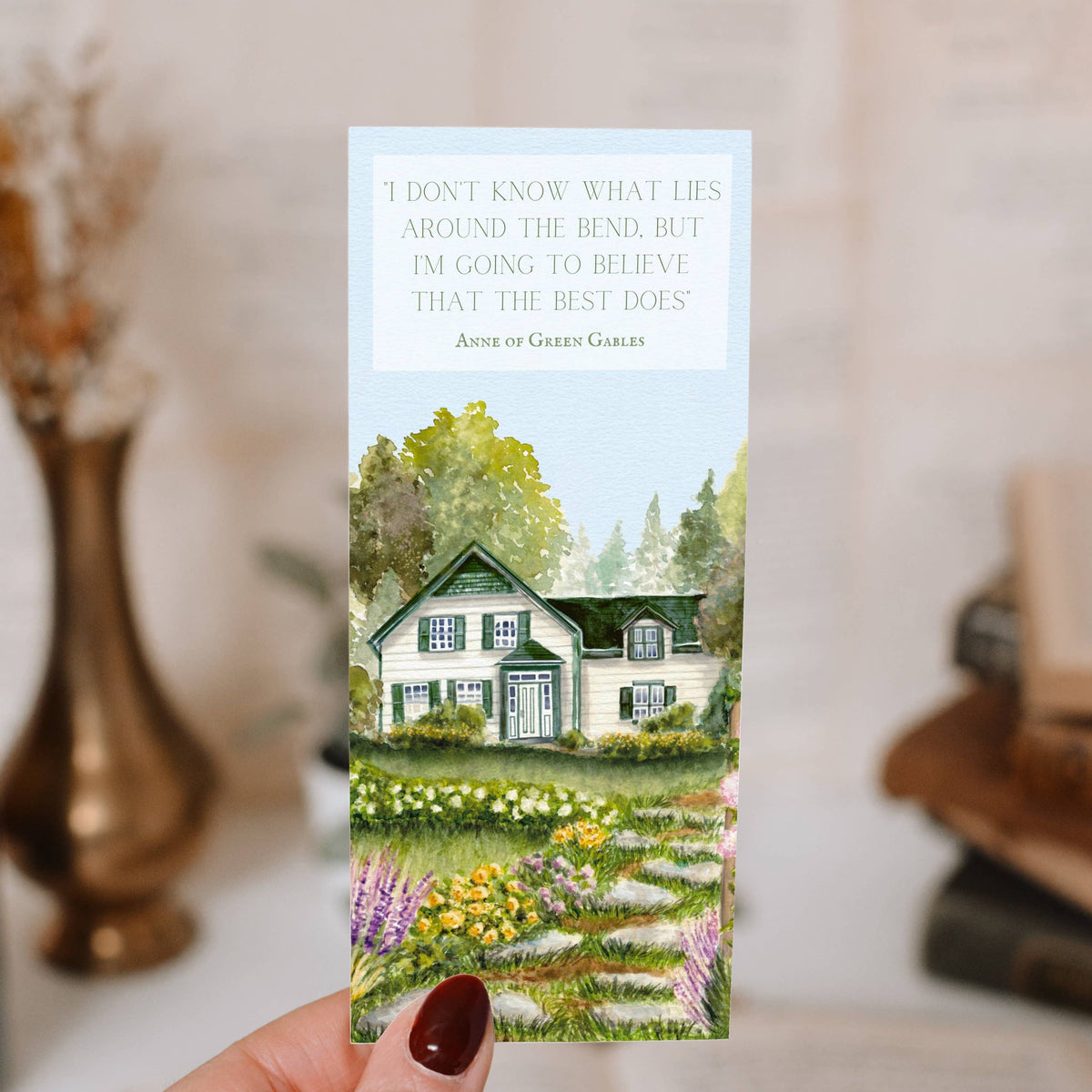 Green Gables Garden Quote Bookmark BookGeek
