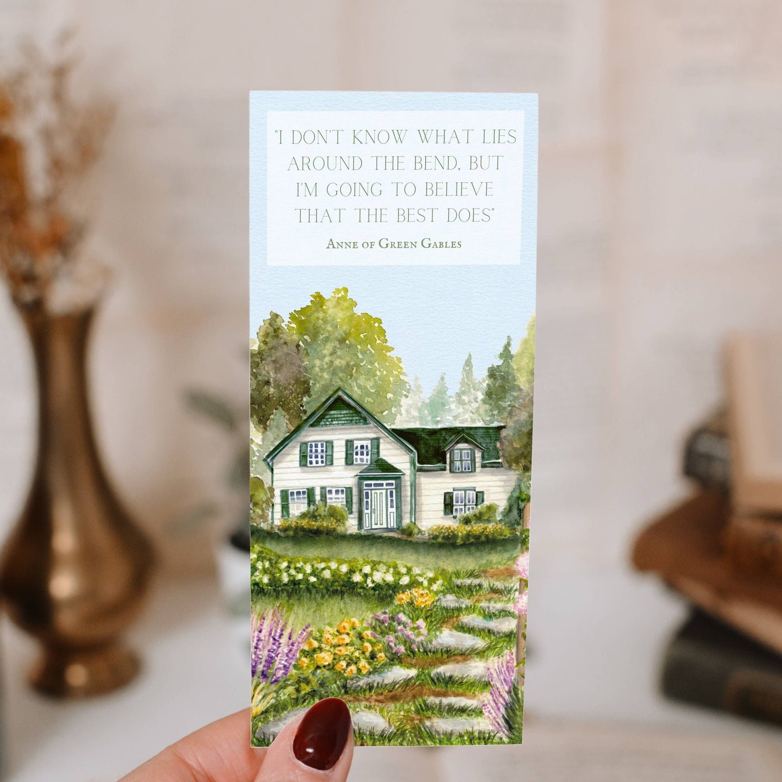 Green Gables Garden Quote Bookmark BookGeek