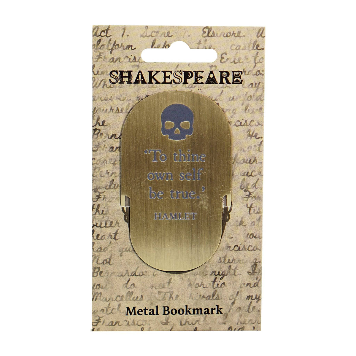 Hamlet Metal Bookmark BookGeek
