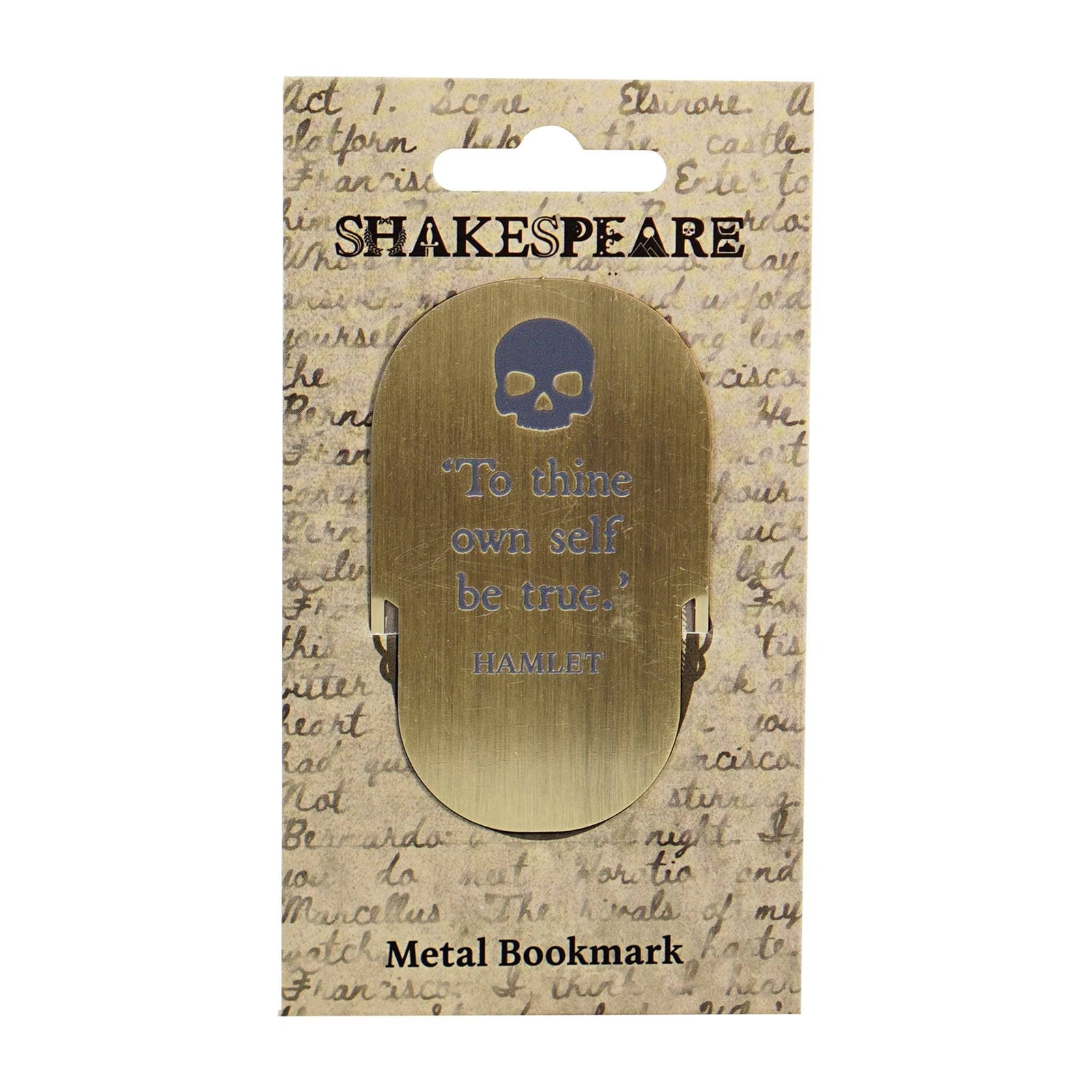 Hamlet Metal Bookmark BookGeek