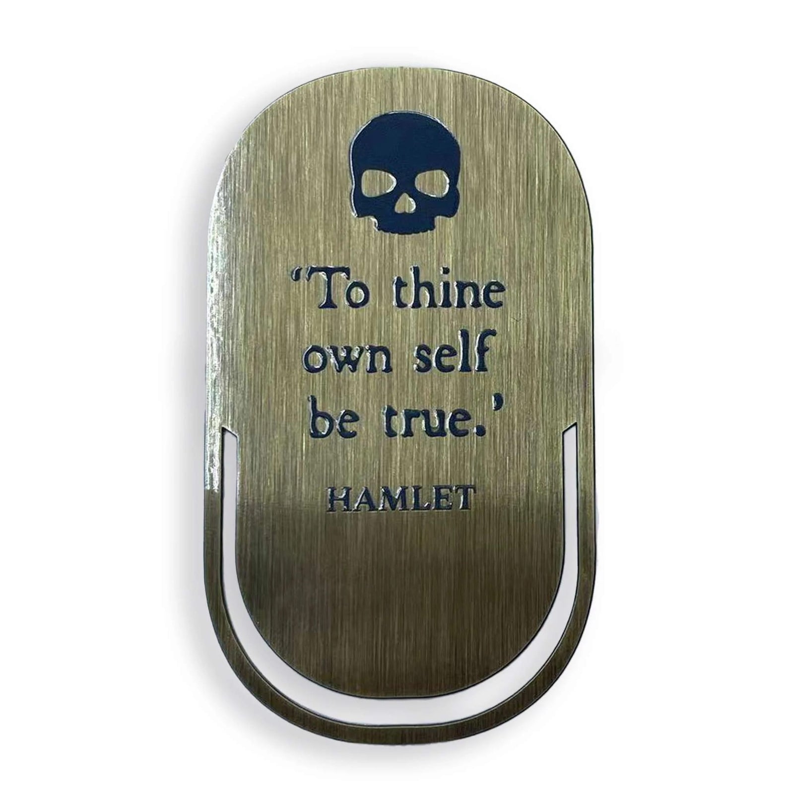 Hamlet Metal Bookmark BookGeek