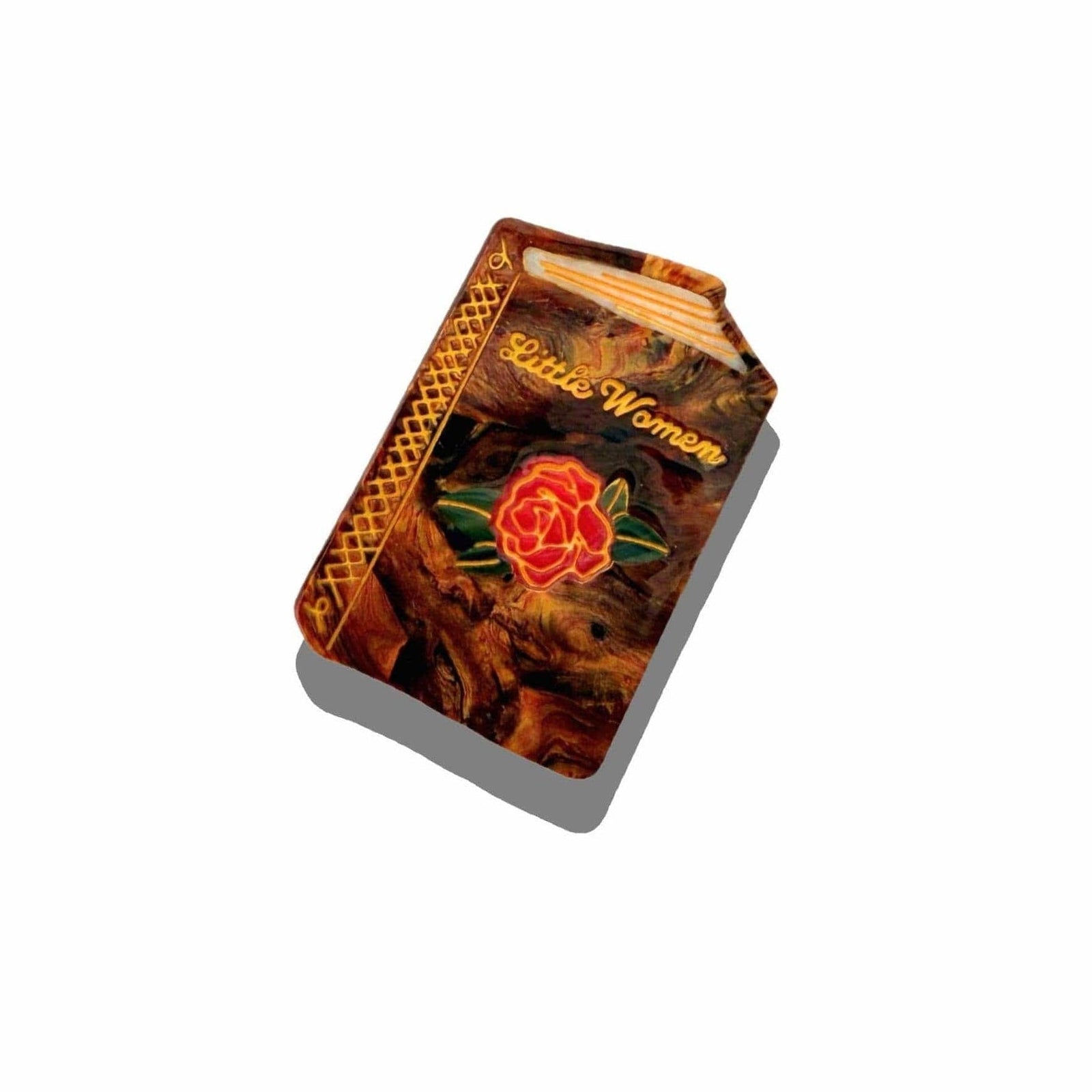 Hand-painted Little Women Mini Book Claw Hair Clip BookGeek
