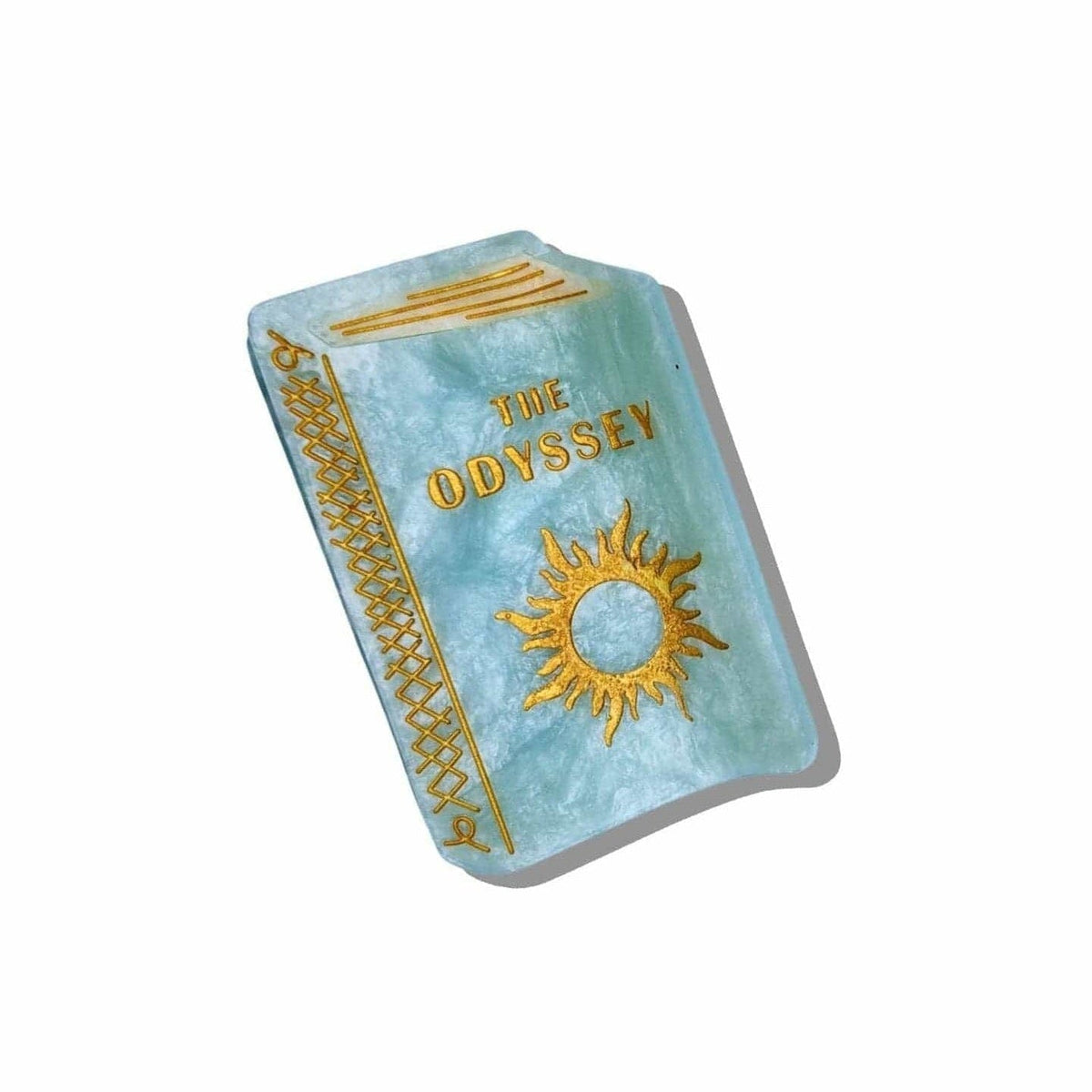Hand-painted Mini The Odyssey Book Claw Hair Clip | Eco-Friendly BookGeek