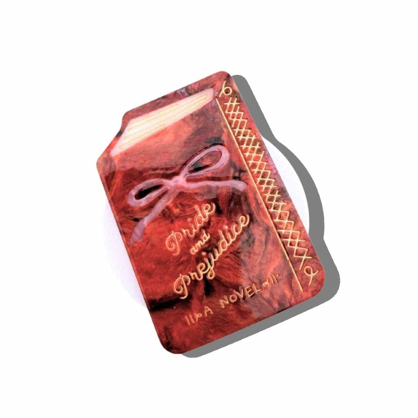 Hand-painted Pride & Prejudice GripCharm | Eco-Friendly BookGeek