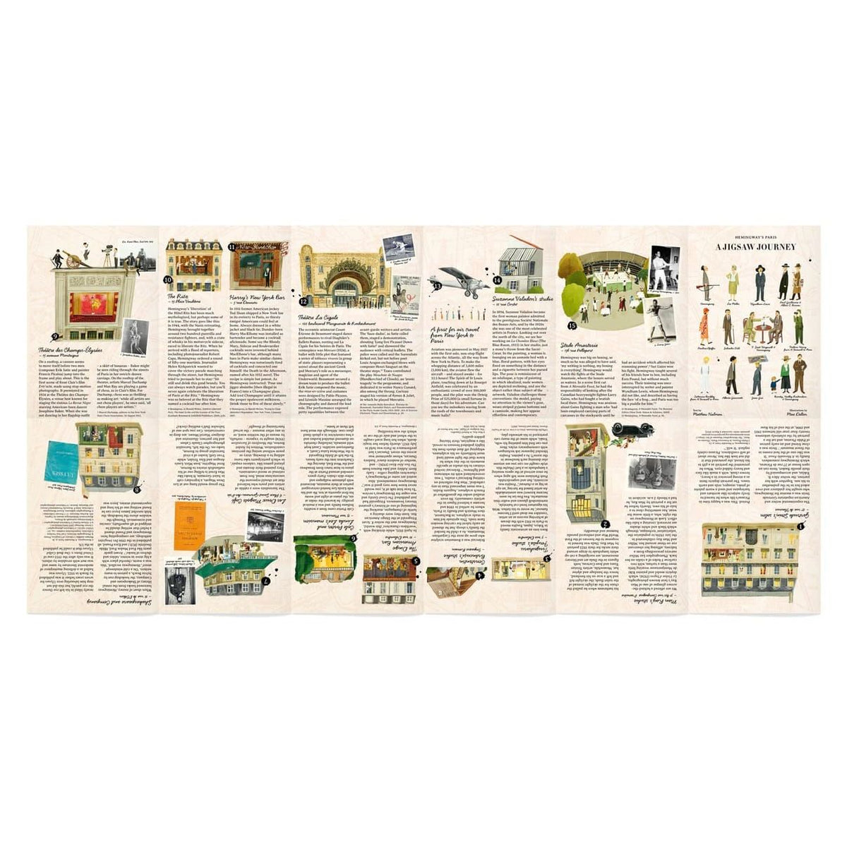 Hemingway's Paris Jigsaw Puzzle BookGeek