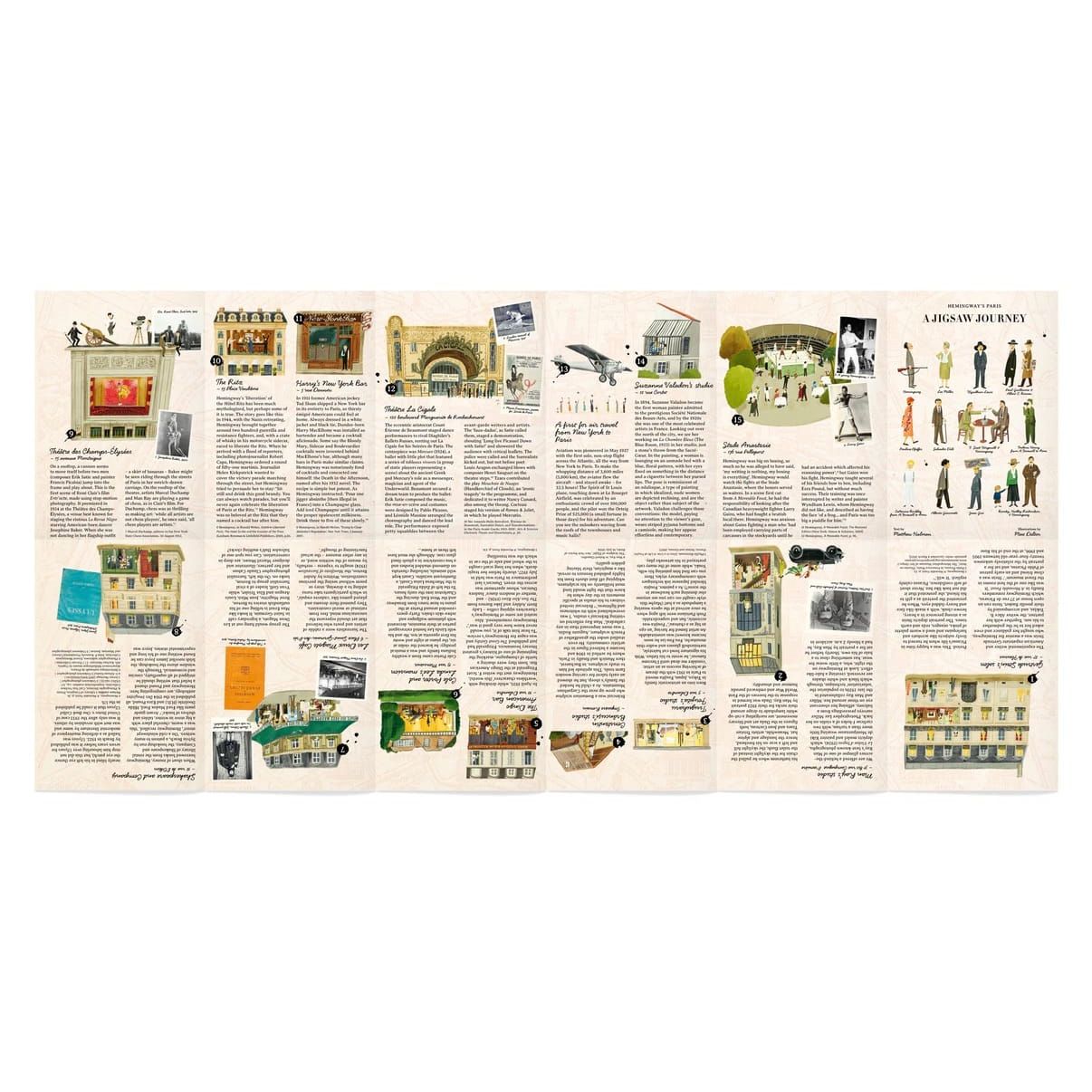 Hemingway's Paris Jigsaw Puzzle BookGeek