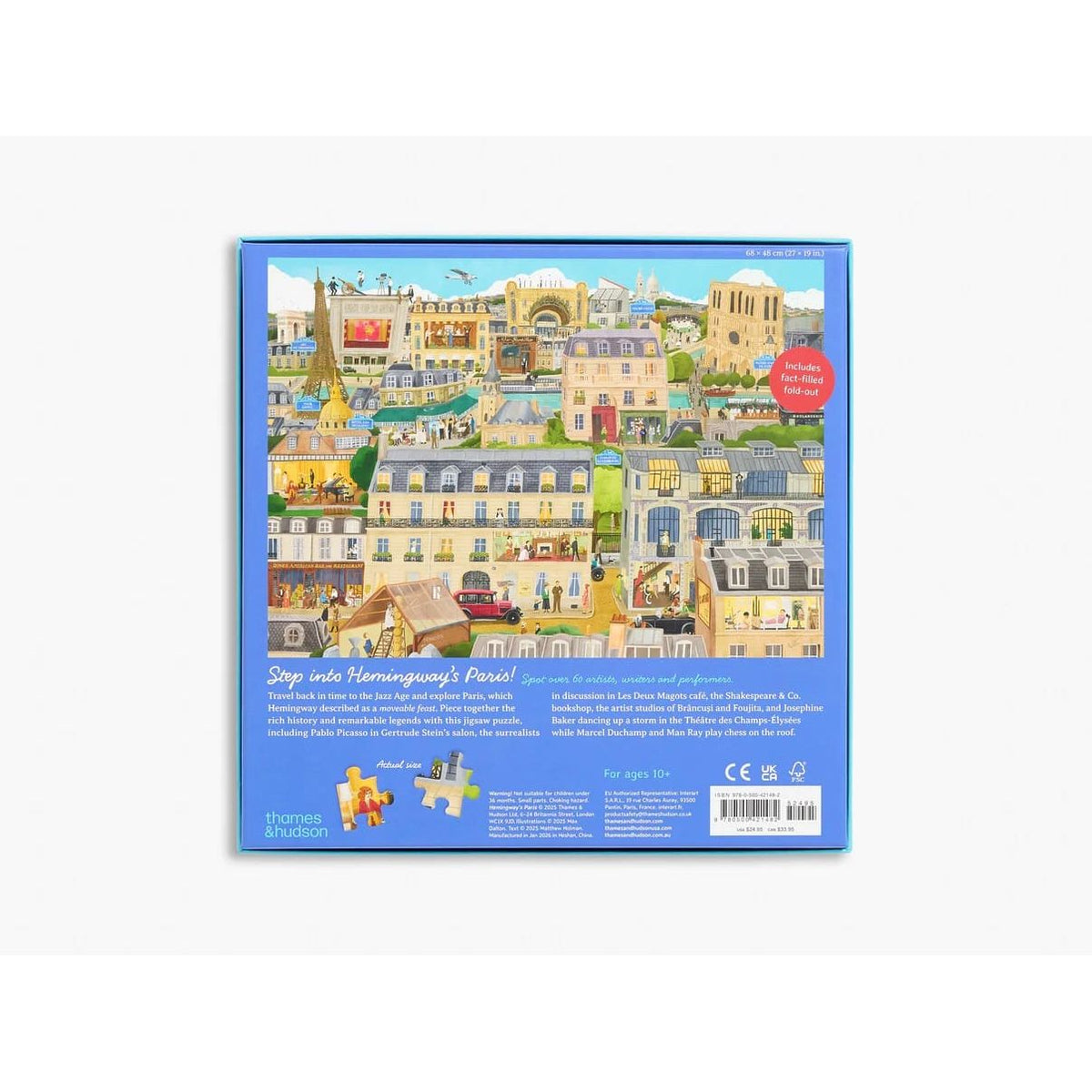 Hemingway's Paris Jigsaw Puzzle BookGeek