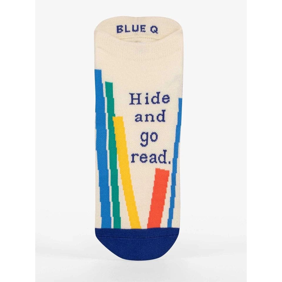Hide and Go Read Ankle Socks BookGeek