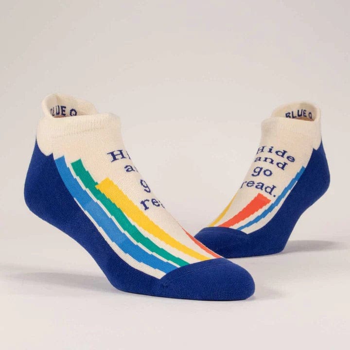 Hide and Go Read Ankle Socks BookGeek