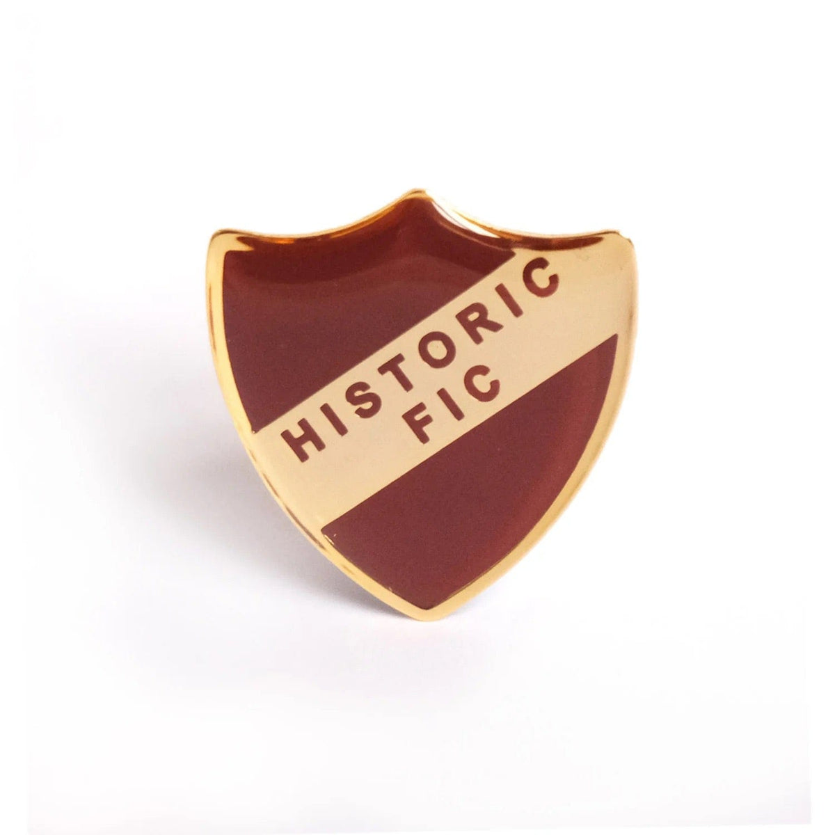 Historic Fic Enamel Title Badge BookGeek
