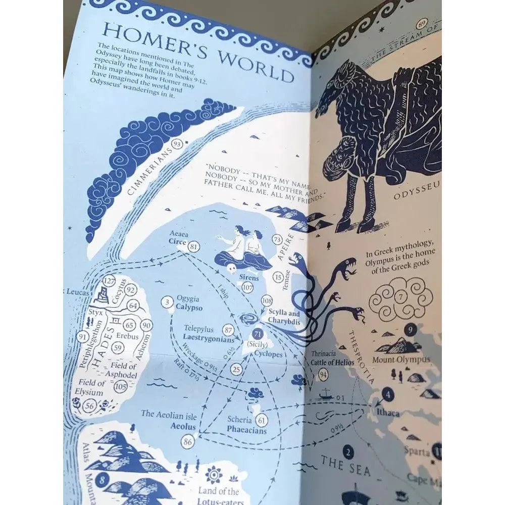 Homer: The Odyssey Map BookGeek