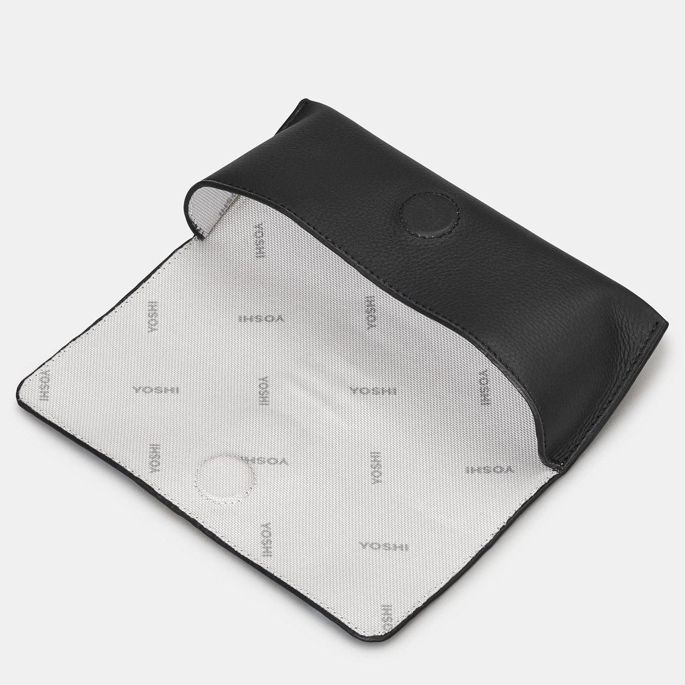 Horror Bookworm Black Leather Glasses Case BookGeek