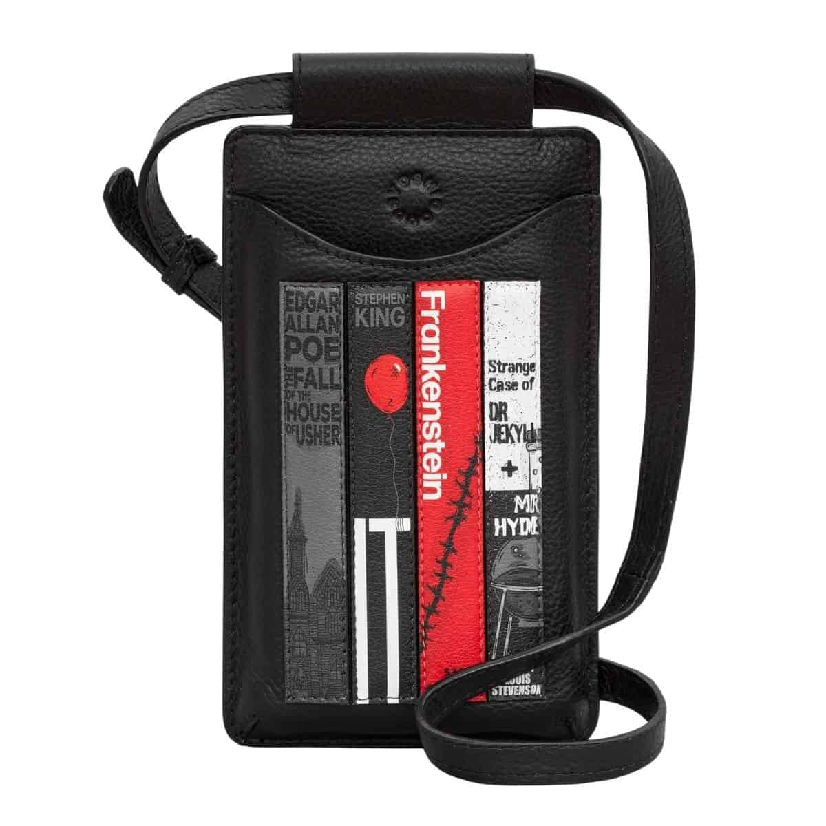 Horror Bookworm Leather Phone Case BookGeek