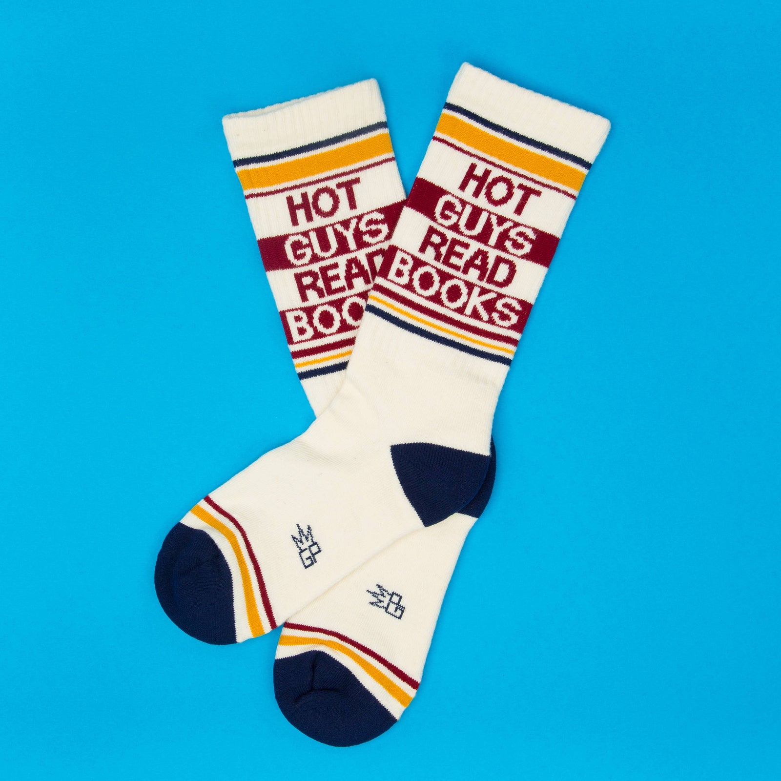 Hot Guys Read Books Gym Crew Socks BookGeek