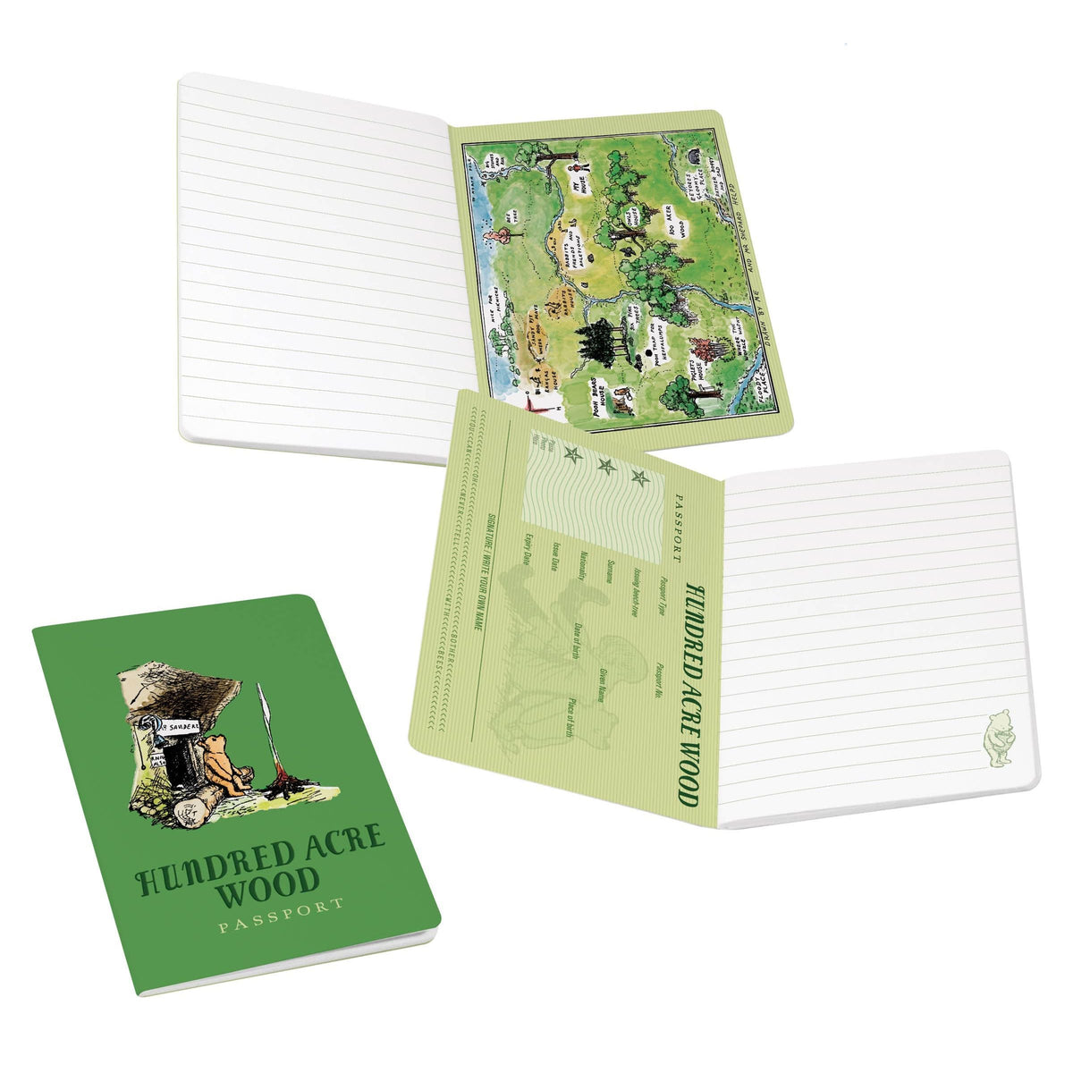 Hundred Acre Wood Notebook BookGeek