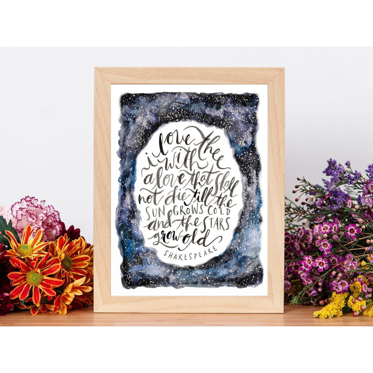 I Love Thee With A Love That Shall Not Die // 8 x 10 BookGeek