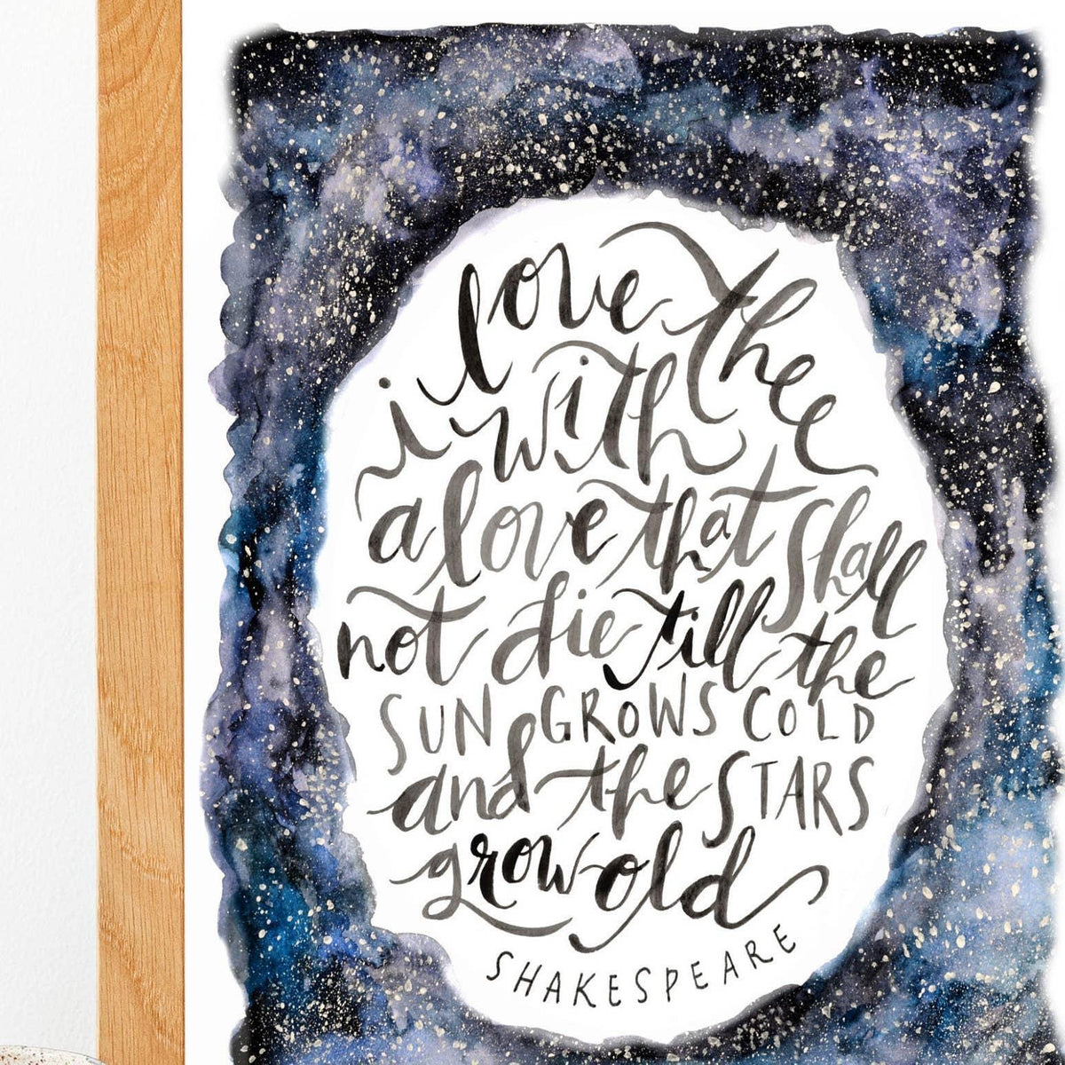 I Love Thee With A Love That Shall Not Die // 8 x 10 BookGeek