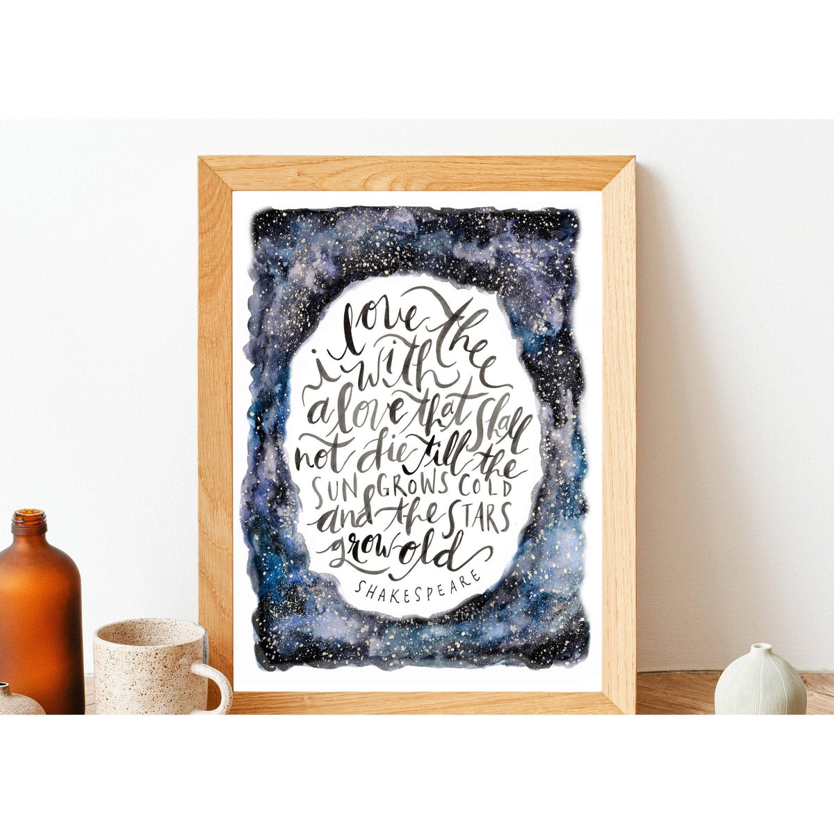 I Love Thee With A Love That Shall Not Die // 8 x 10 BookGeek