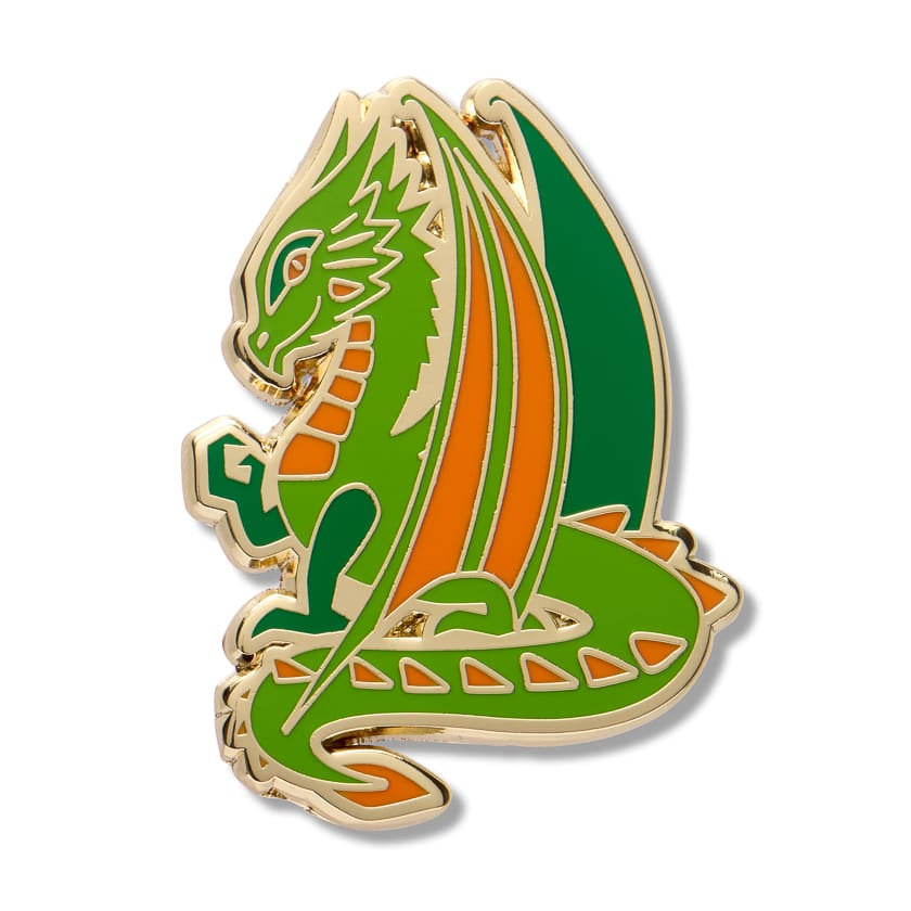 Impressive Scale Enamel Pin BookGeek