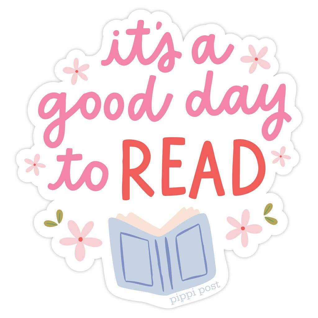 It's A Good Day To Read Book Lover Decal Sticker BookGeek