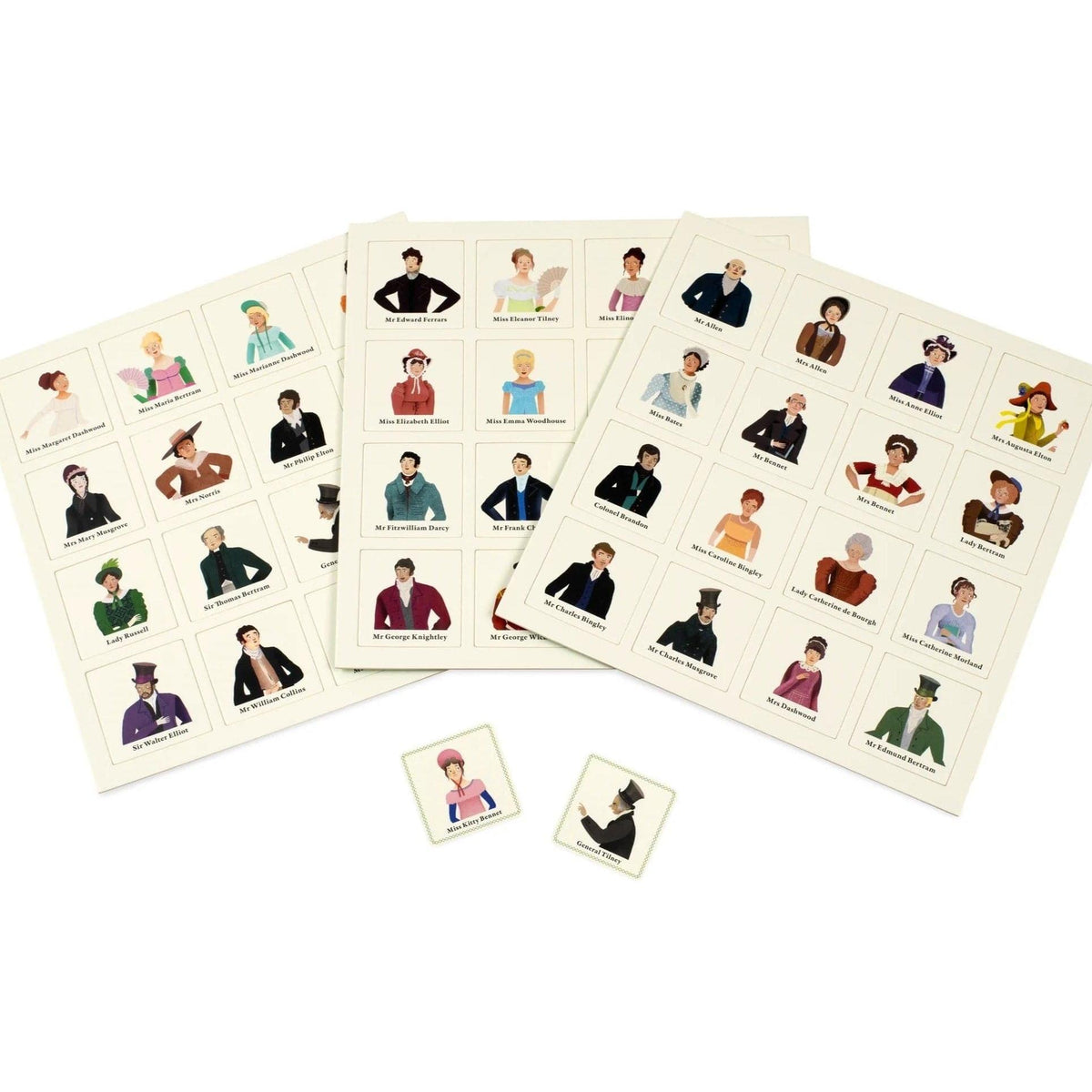 Jane Austen Bingo BookGeek