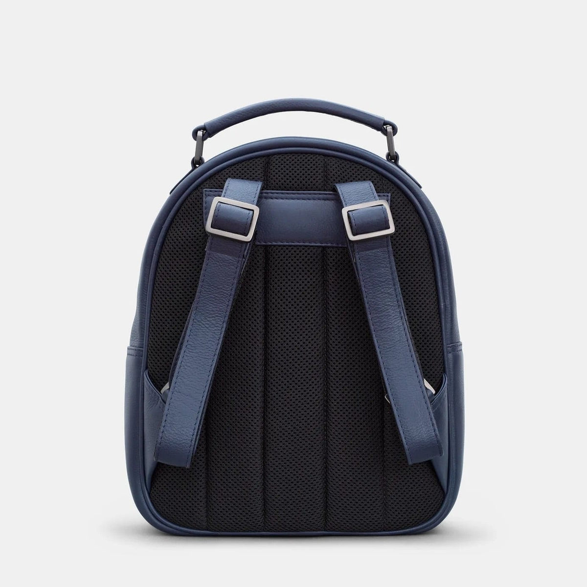 Jane Austen Bookworm Navy Leather Backpack BookGeek