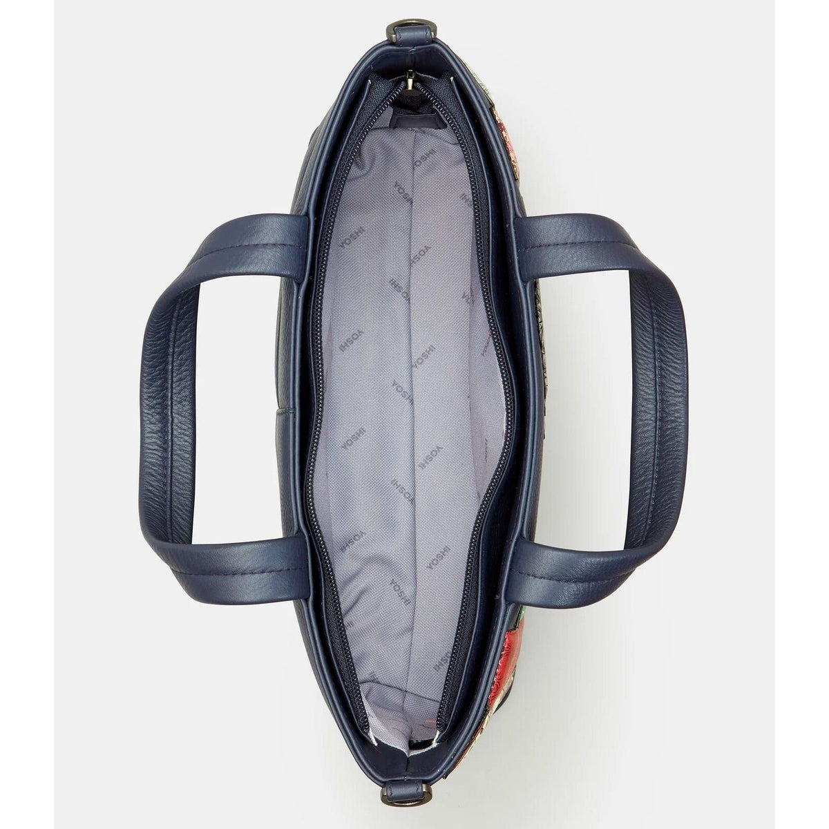 Jane Austen Bookworm Navy Leather Multiway Grab Bag BookGeek