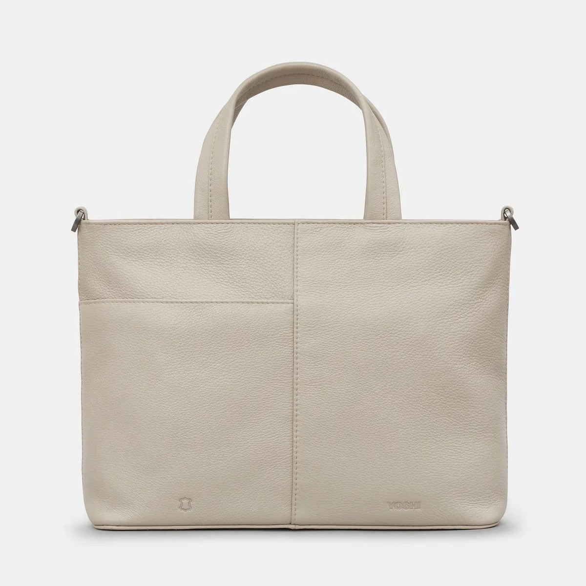 Jane Austen Bookworm Warm Grey Leather Multiway Grab Bag BookGeek