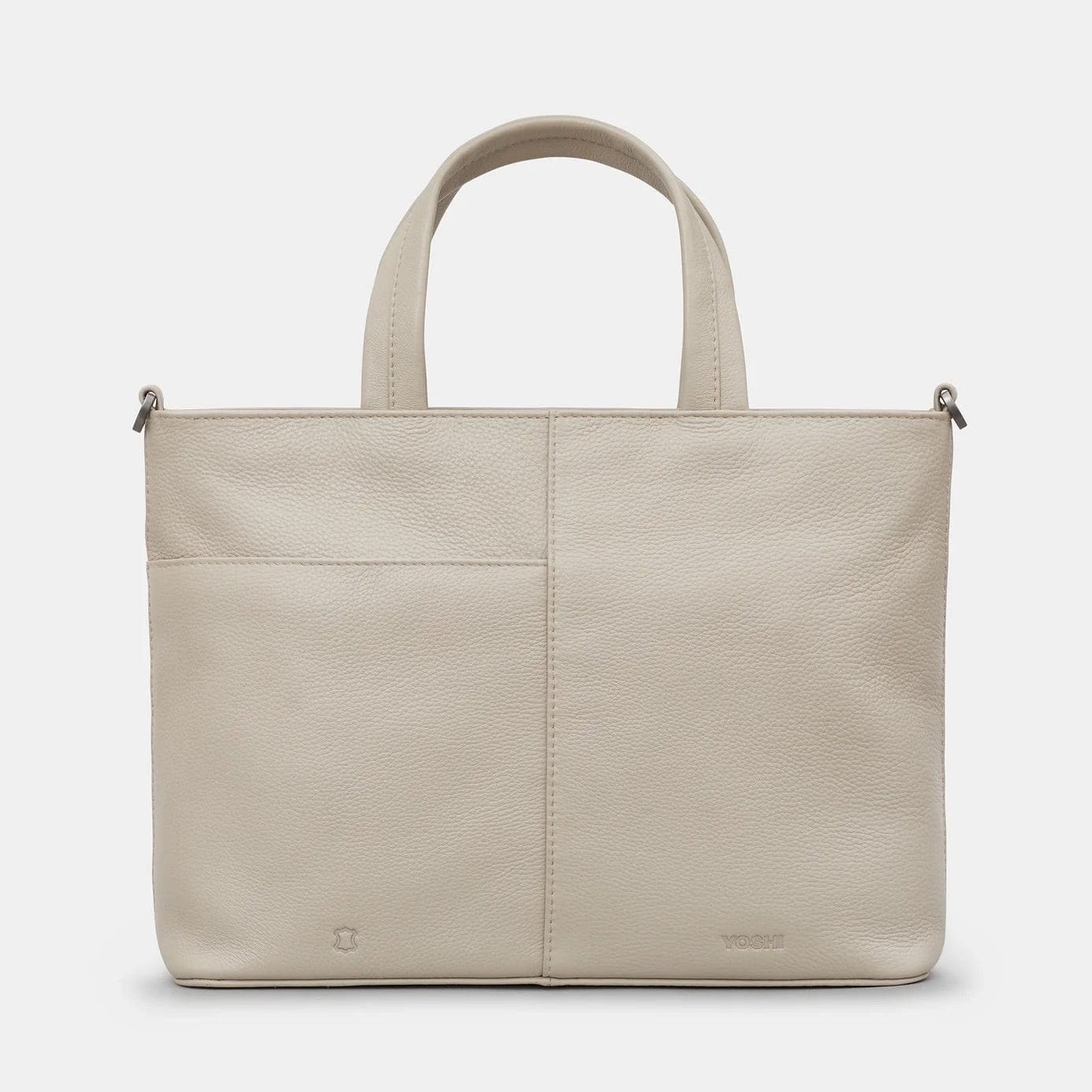 Jane Austen Bookworm Warm Grey Leather Multiway Grab Bag BookGeek