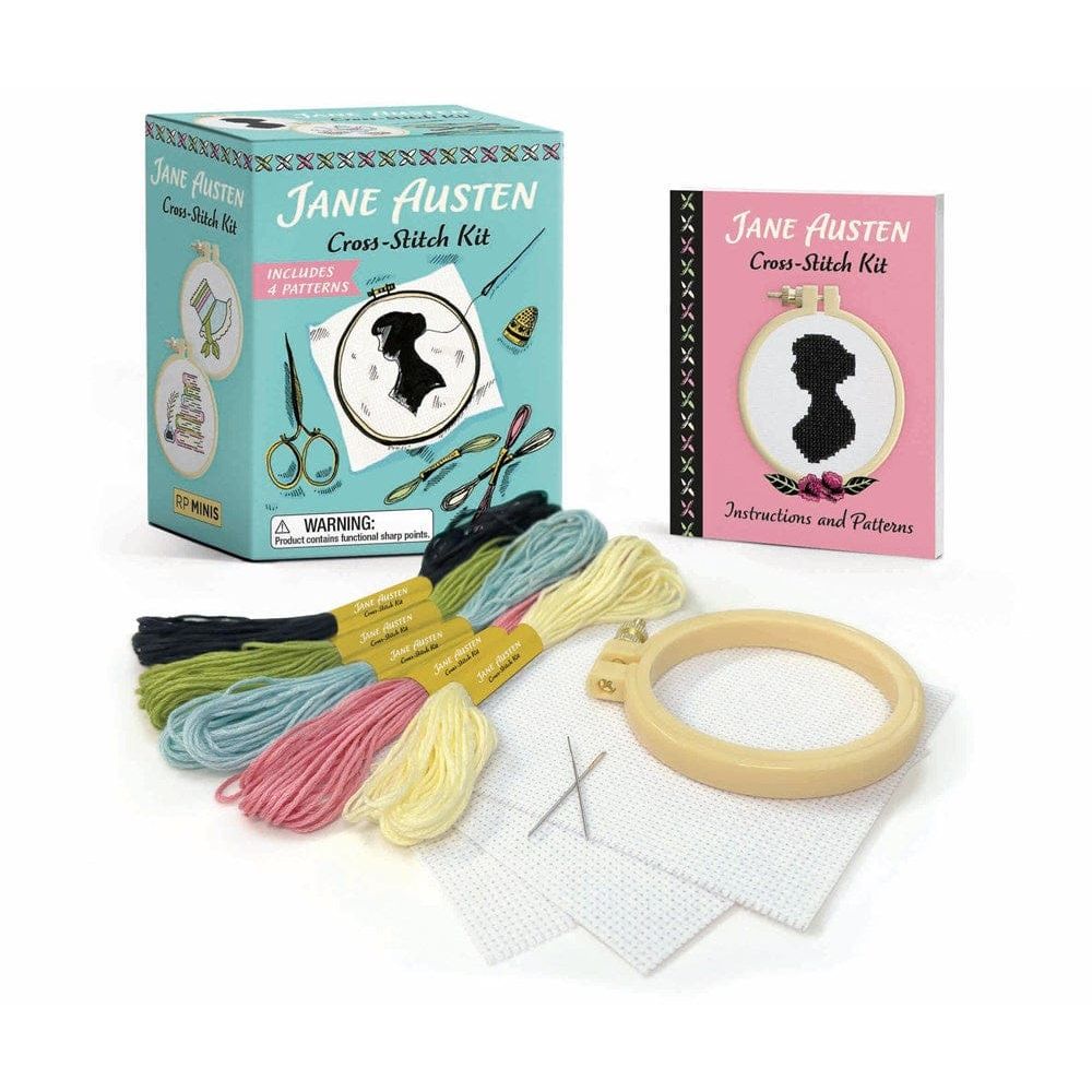 Jane Austen Cross-Stitch Kit BookGeek