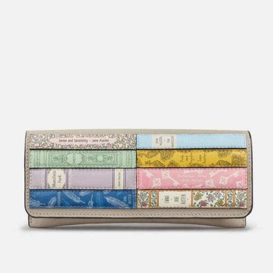 Jane Austen Grey Leather Bookworm Glasses Case BookGeek