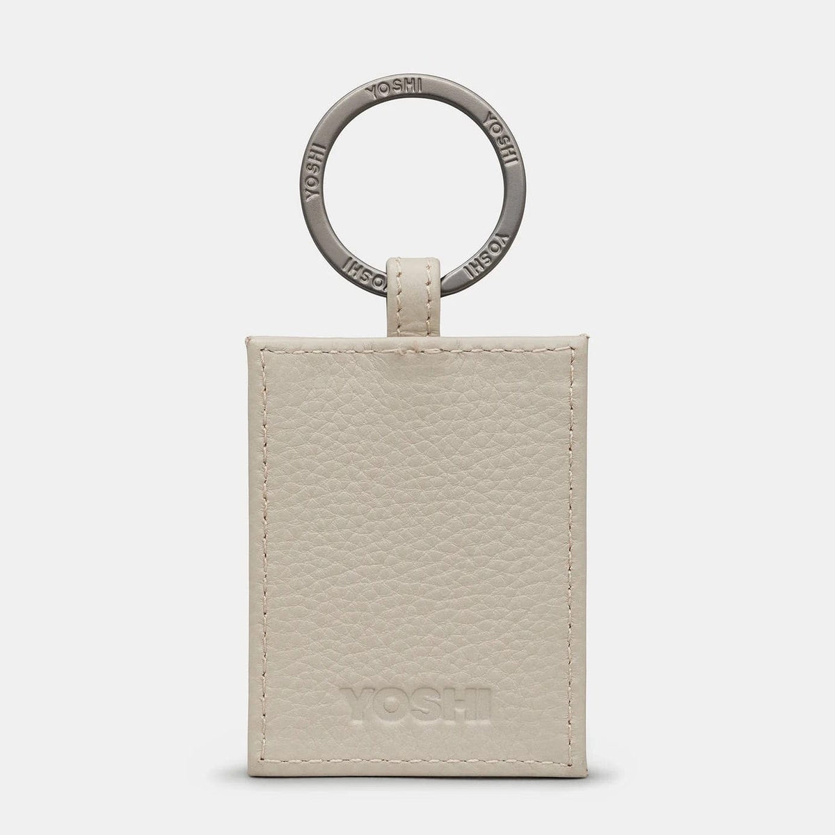 Jane Austen Grey Leather Bookworm Keyring BookGeek