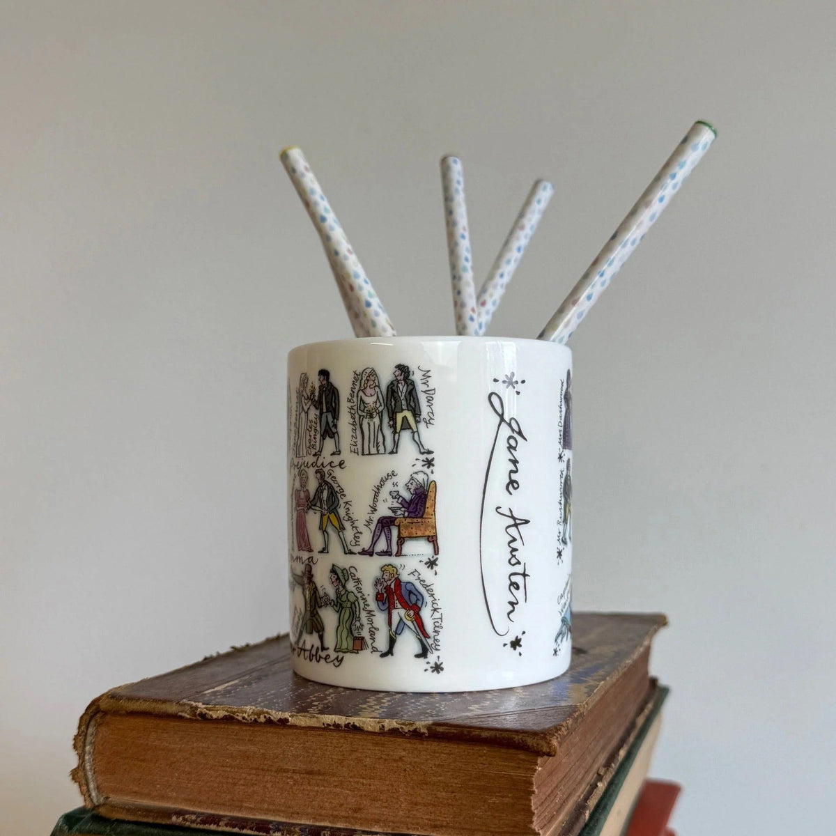 Jane Austen Pen Pot BookGeek