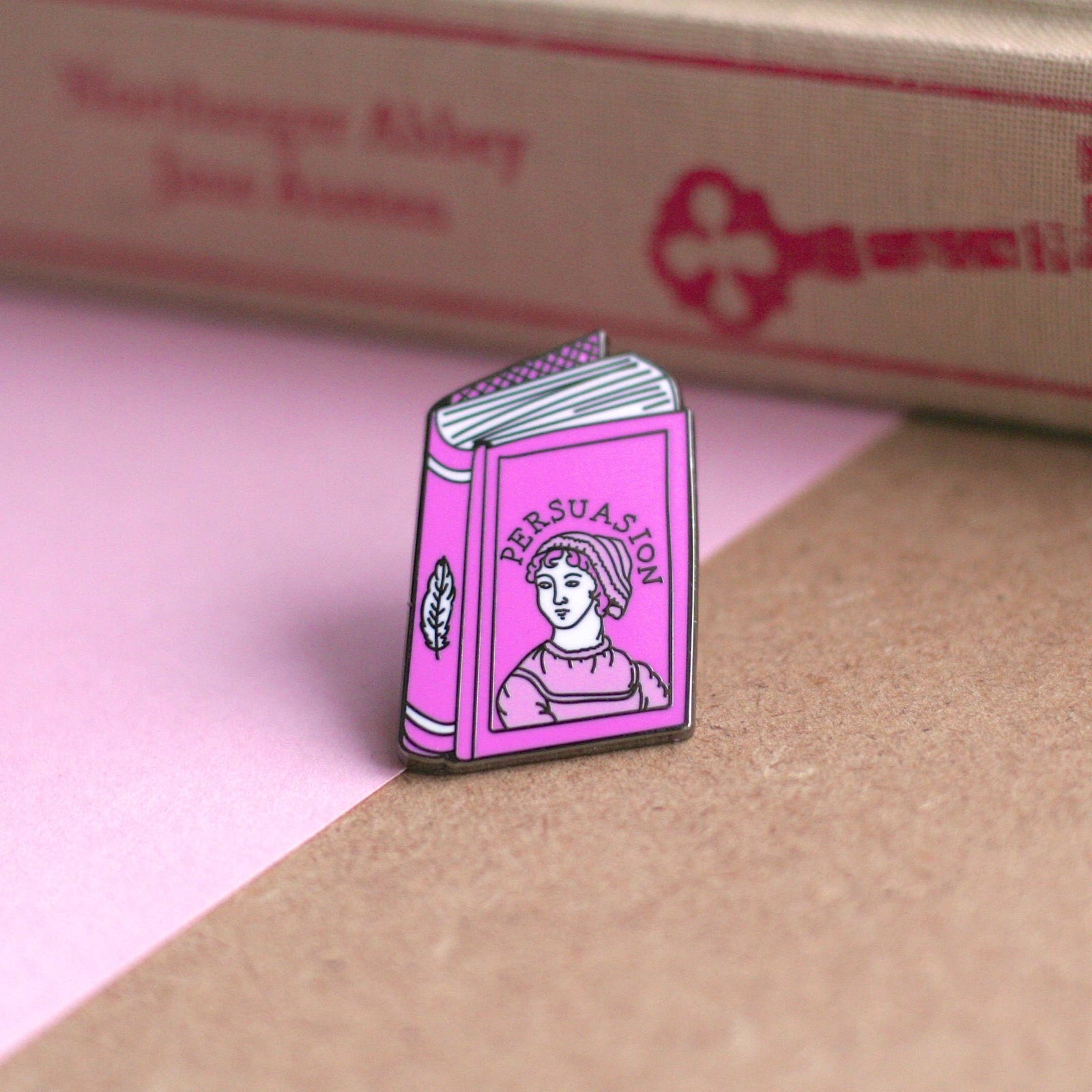Jane Austen Persuasion Enamel Pin BookGeek