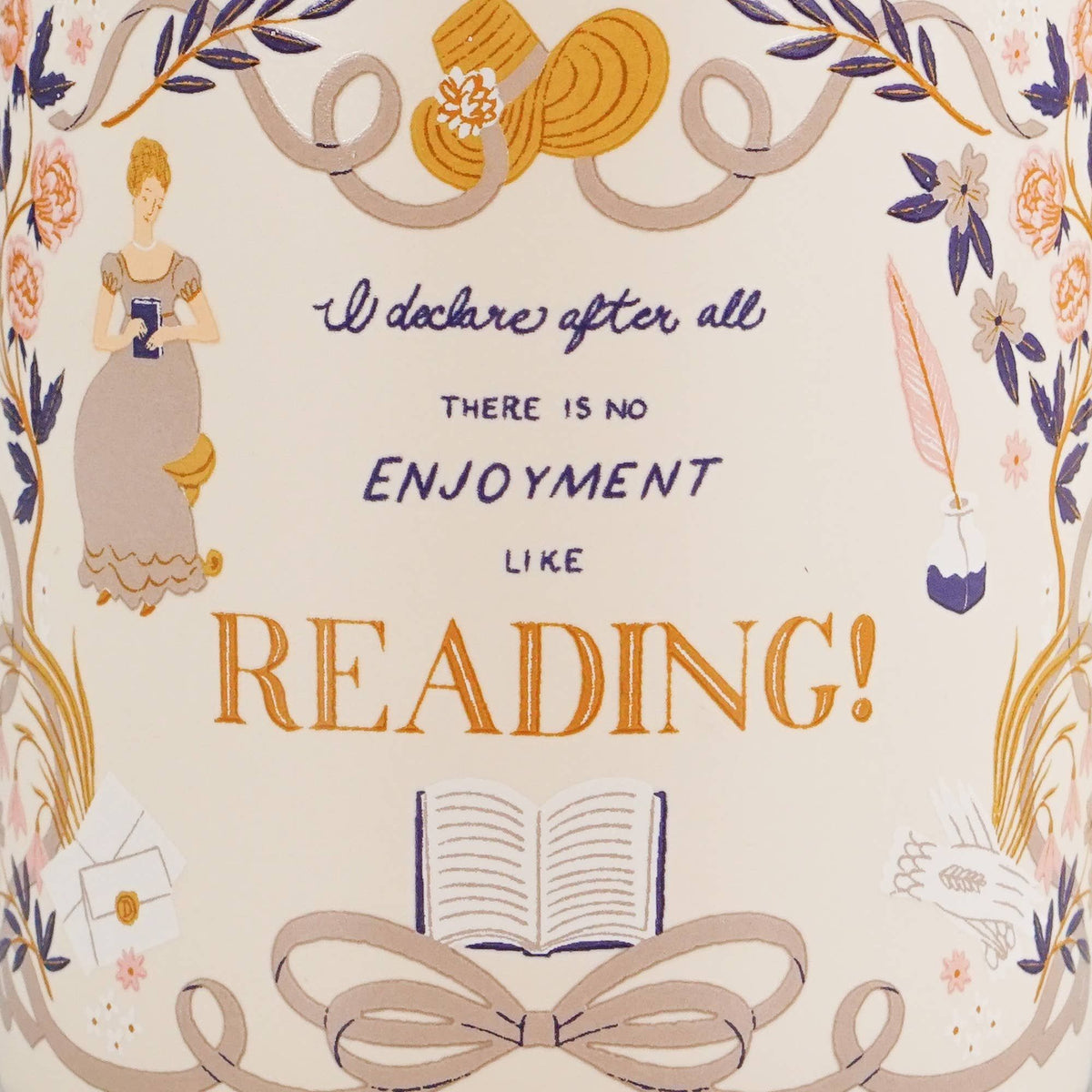 Jane Austen Pride and Prejudice Ceramic Mug  (10.5 fl oz) - BookGeek