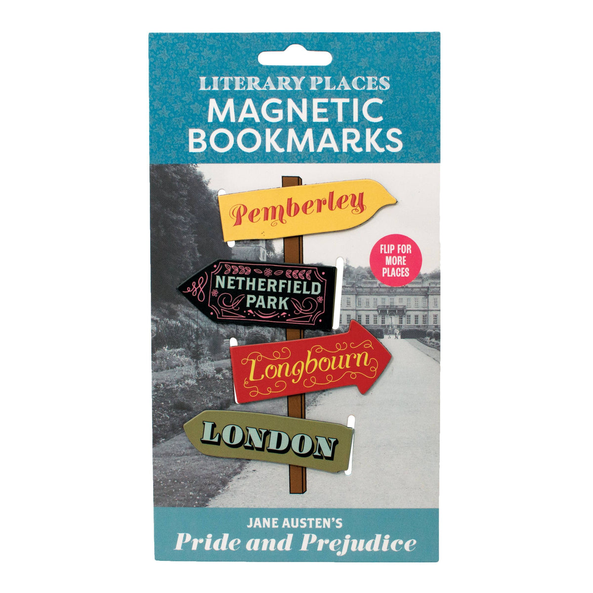 Jane Austen Pride and Prejudice Magnetic Bookmark Set BookGeek