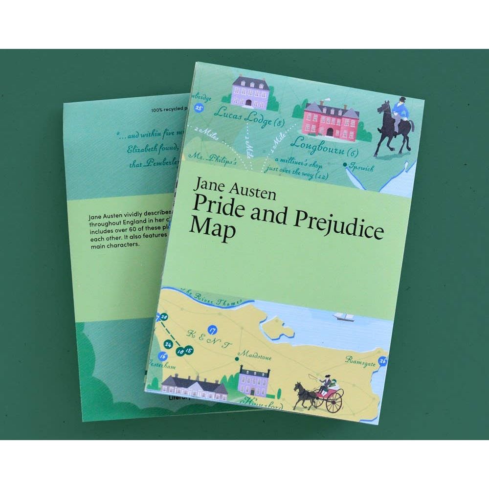 Jane Austen: Pride and Prejudice Map BookGeek