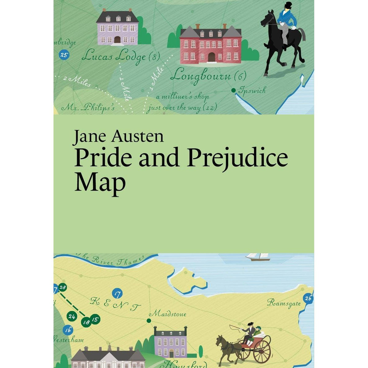 Jane Austen: Pride and Prejudice Map BookGeek