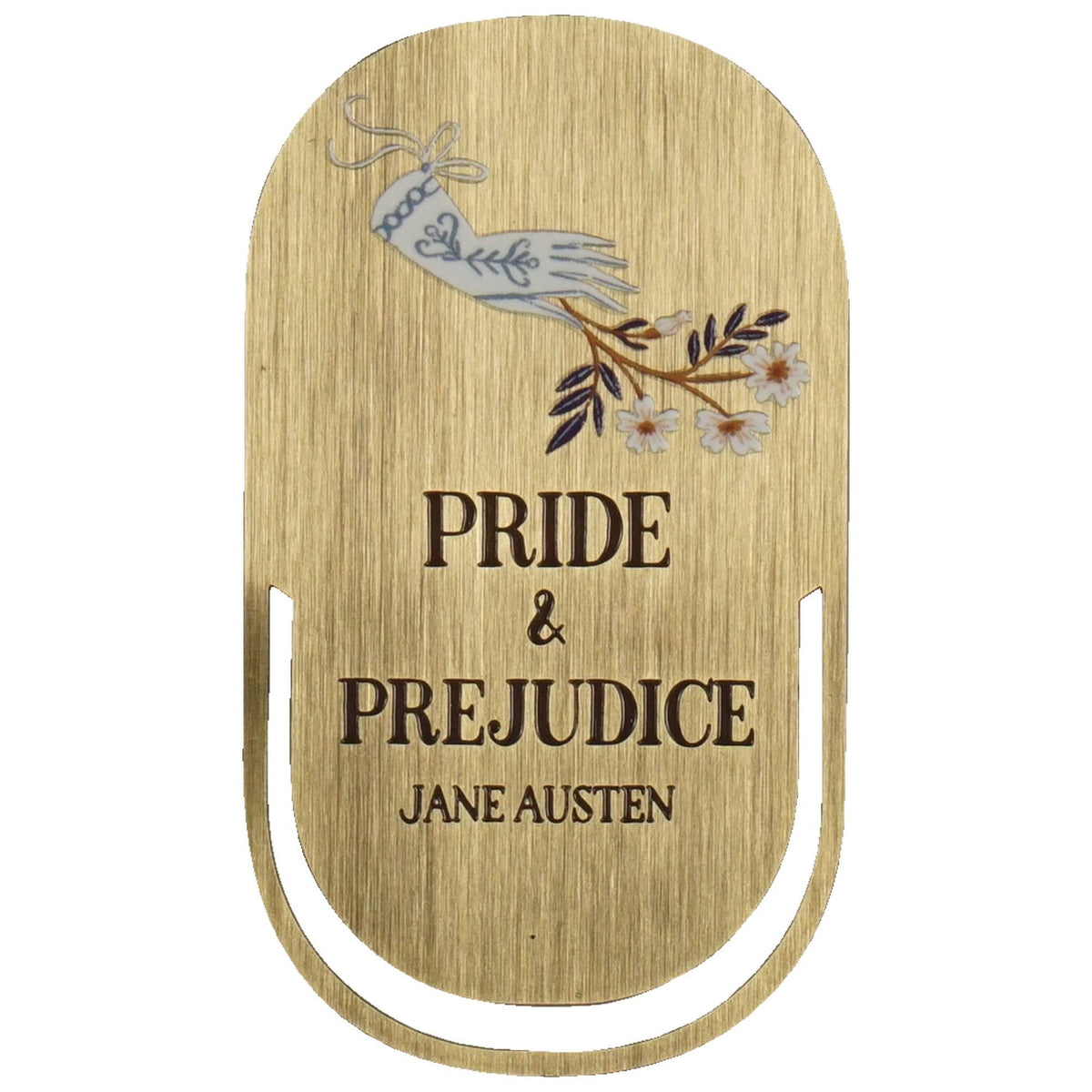 Jane Austen Pride and Prejudice Metal Bookmark BookGeek
