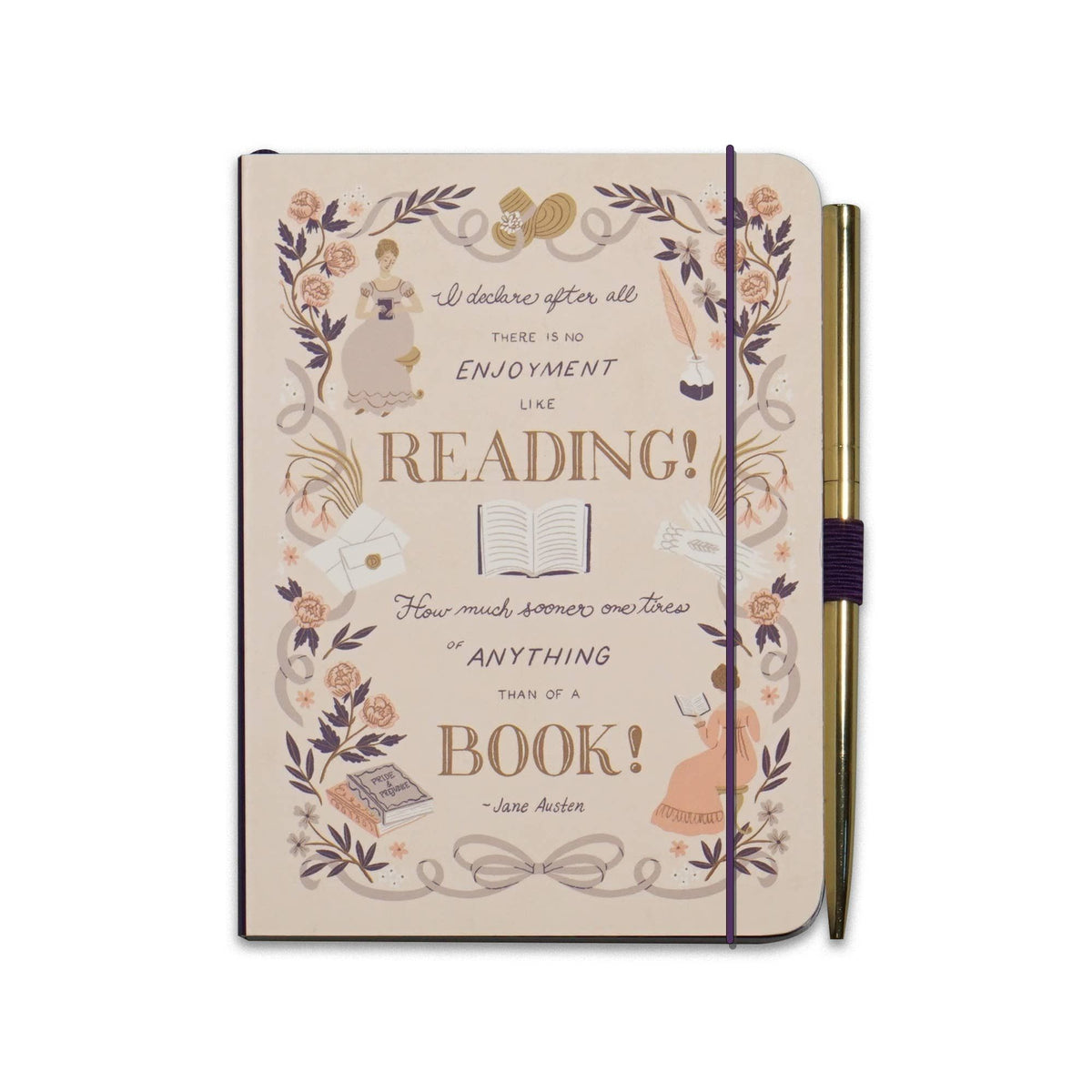 Jane Austen Pride and Prejudice Notebook &amp; Pen Set BookGeek