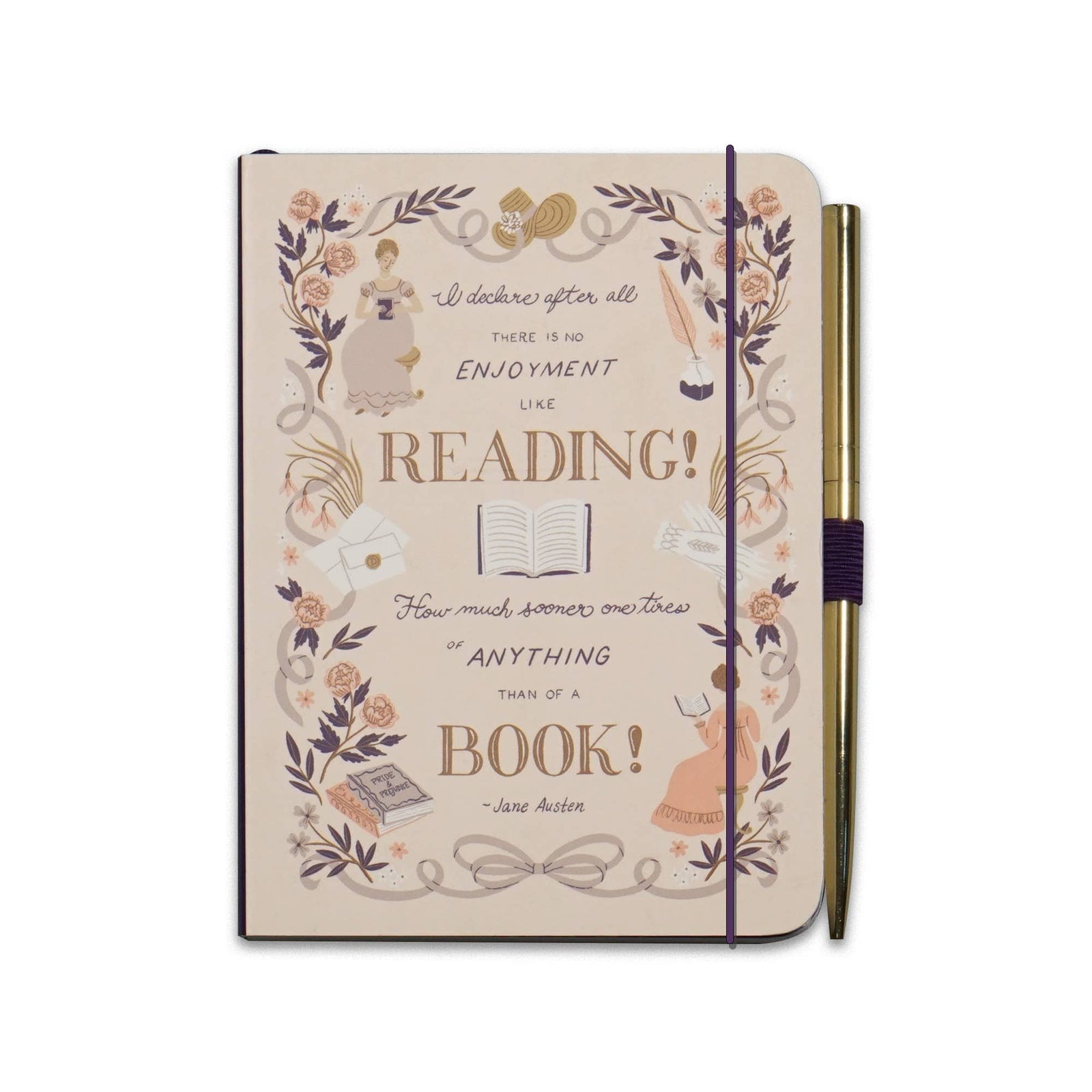 Jane Austen Pride and Prejudice Notebook & Pen Set BookGeek