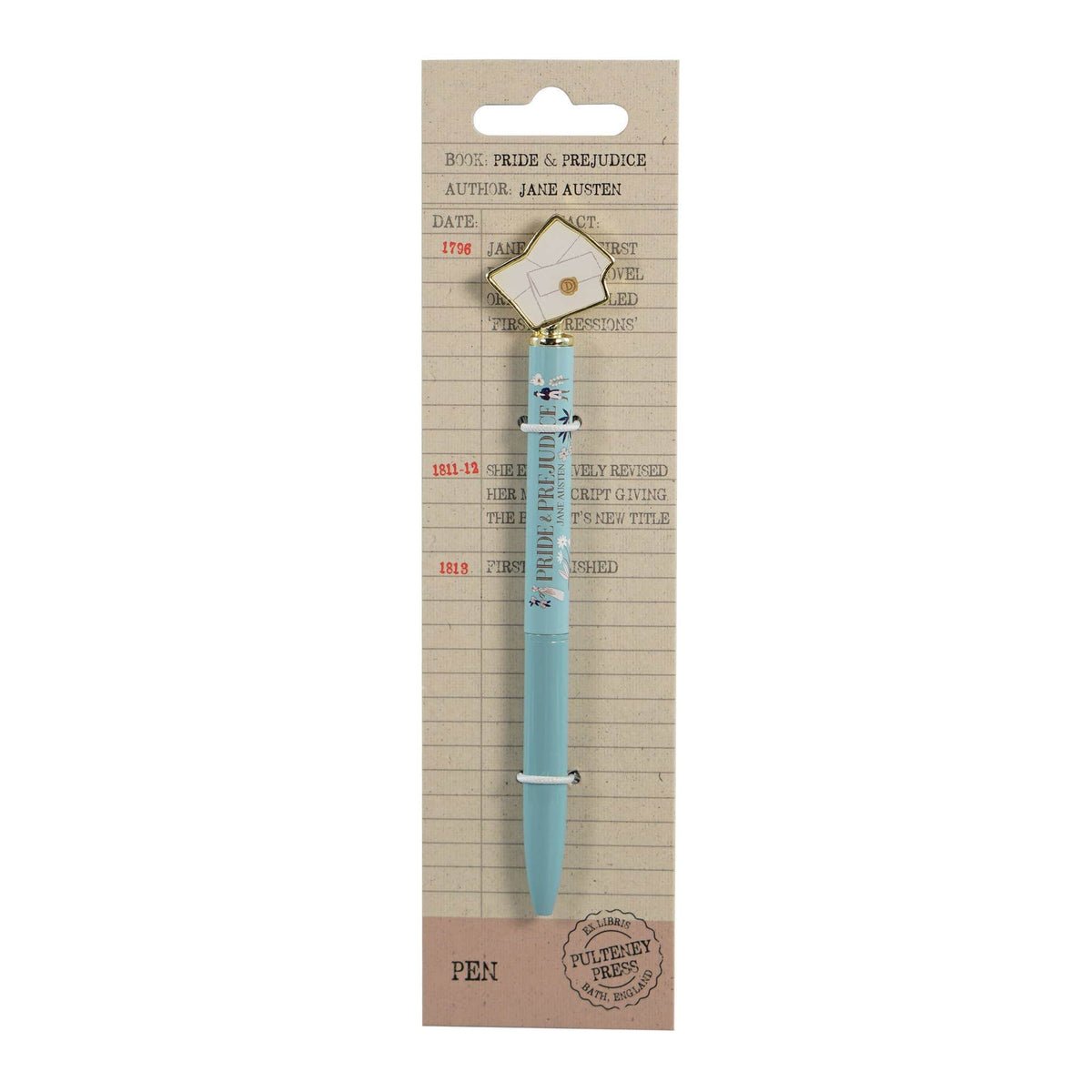 Jane Austen Pride and Prejudice Pen BookGeek