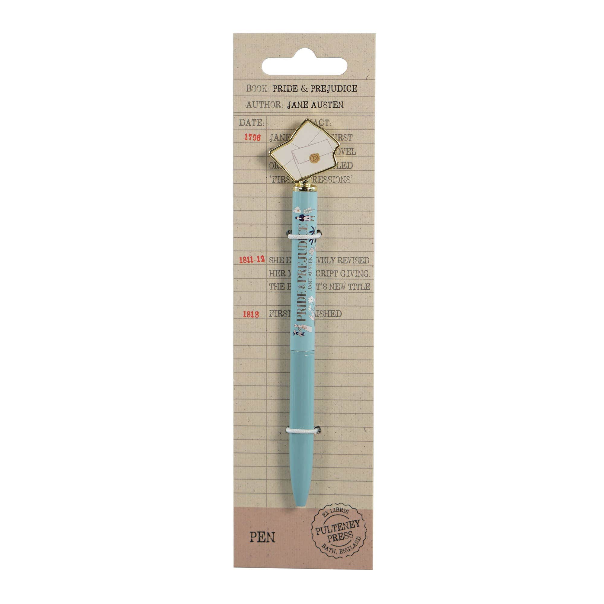 Jane Austen Pride and Prejudice Pen BookGeek