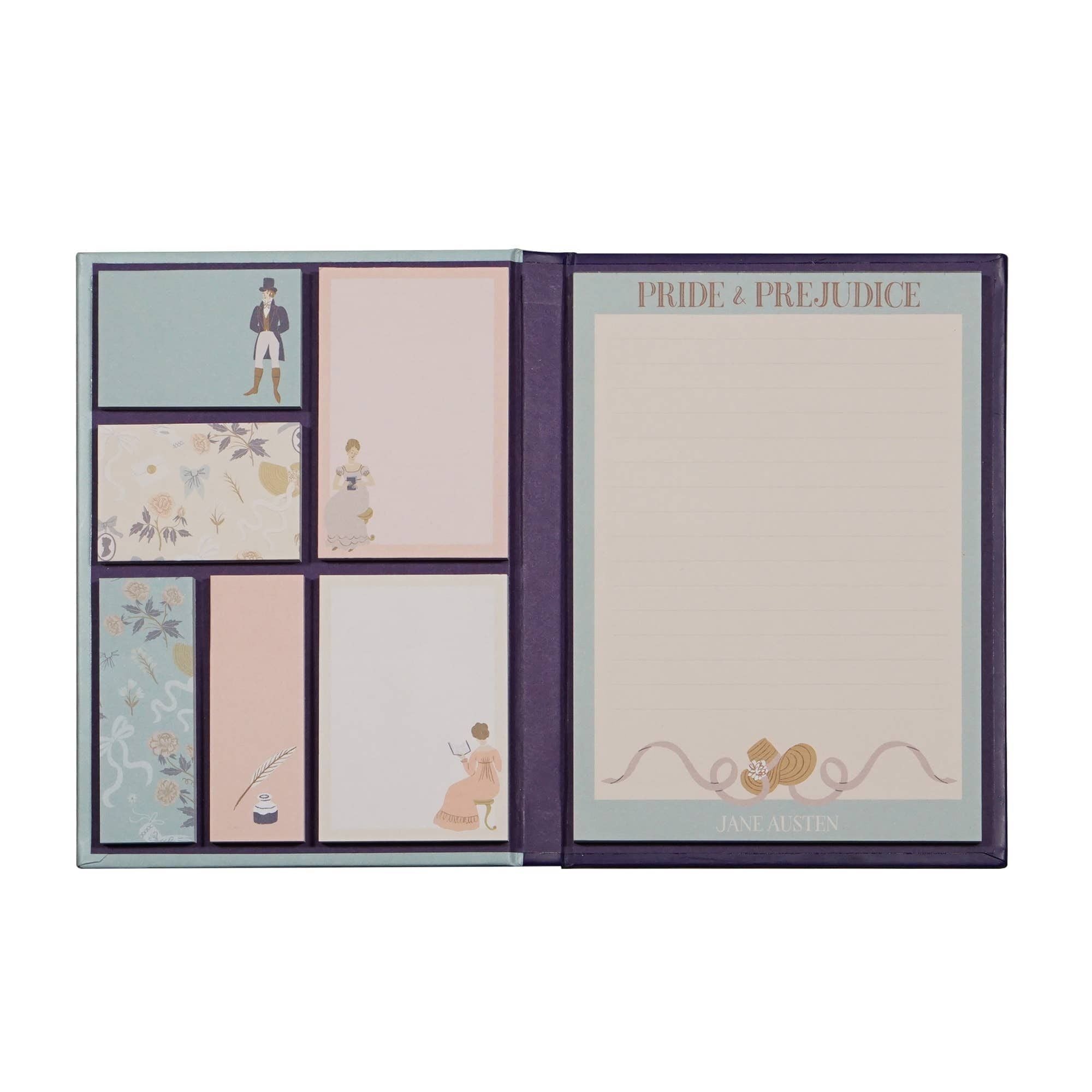 Jane Austen Pride and Prejudice Sticky Notes BookGeek