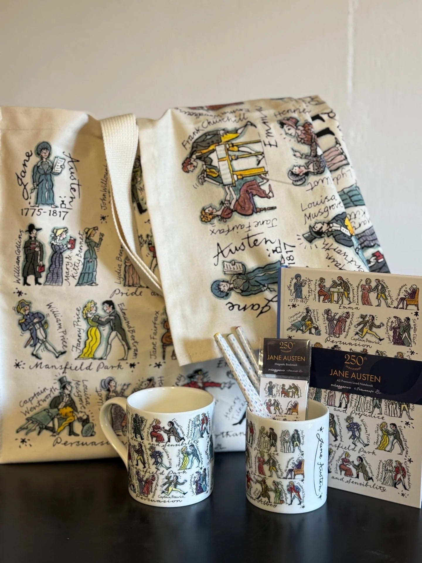 Jane Austen Tea Towel BookGeek