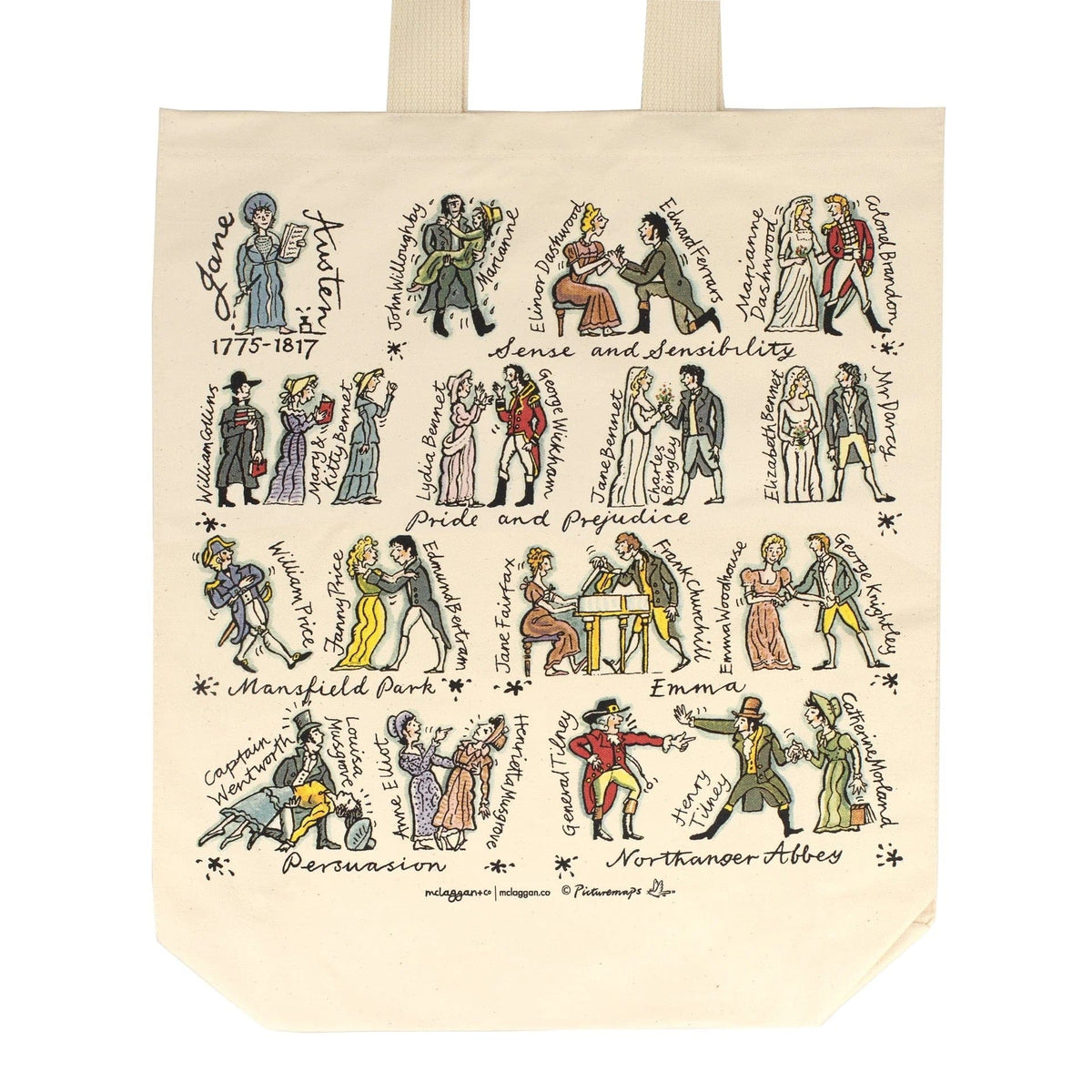 Jane Austen Tote Bag BookGeek